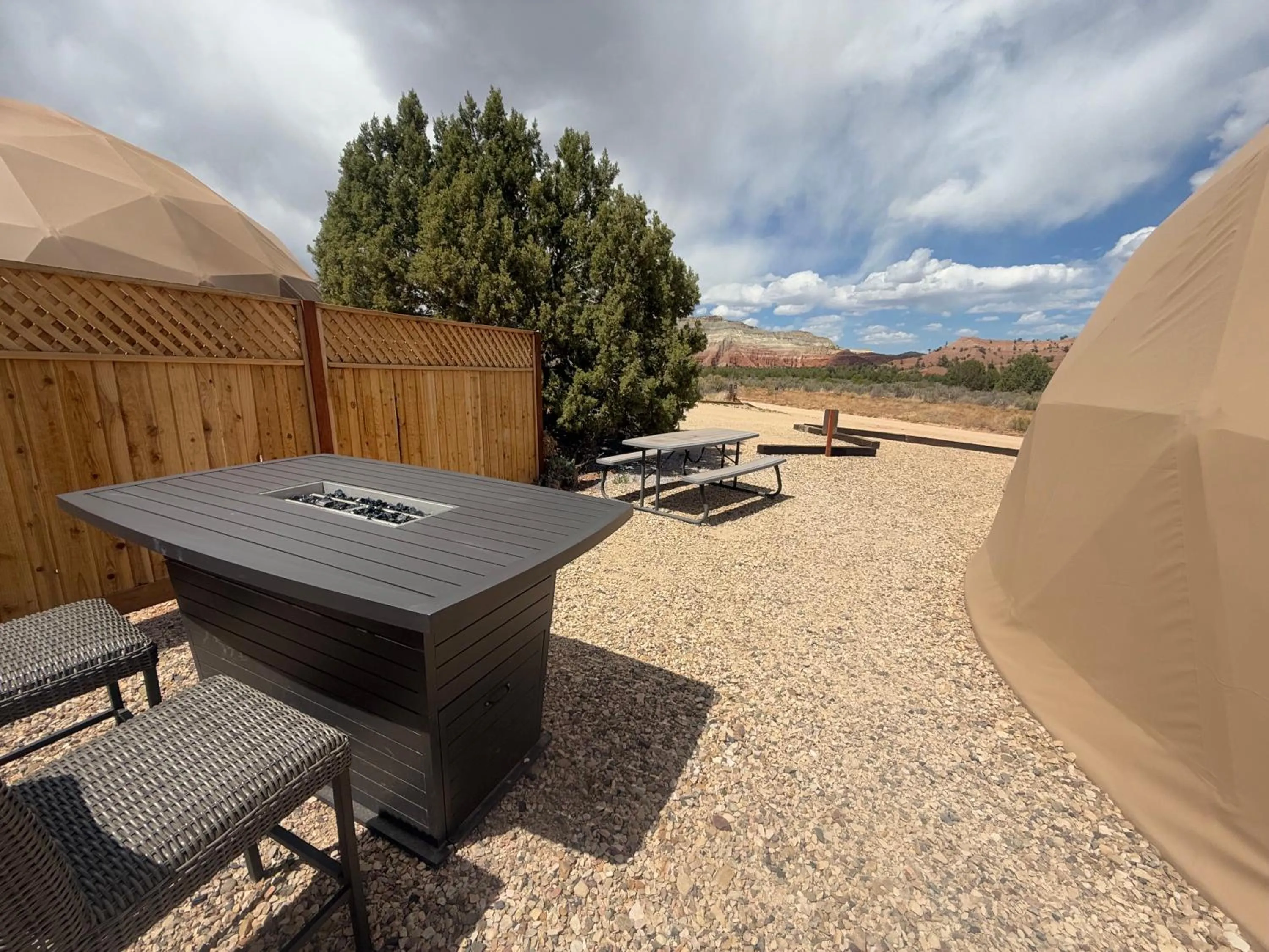 Patio in Bryce Glamp And Camp
