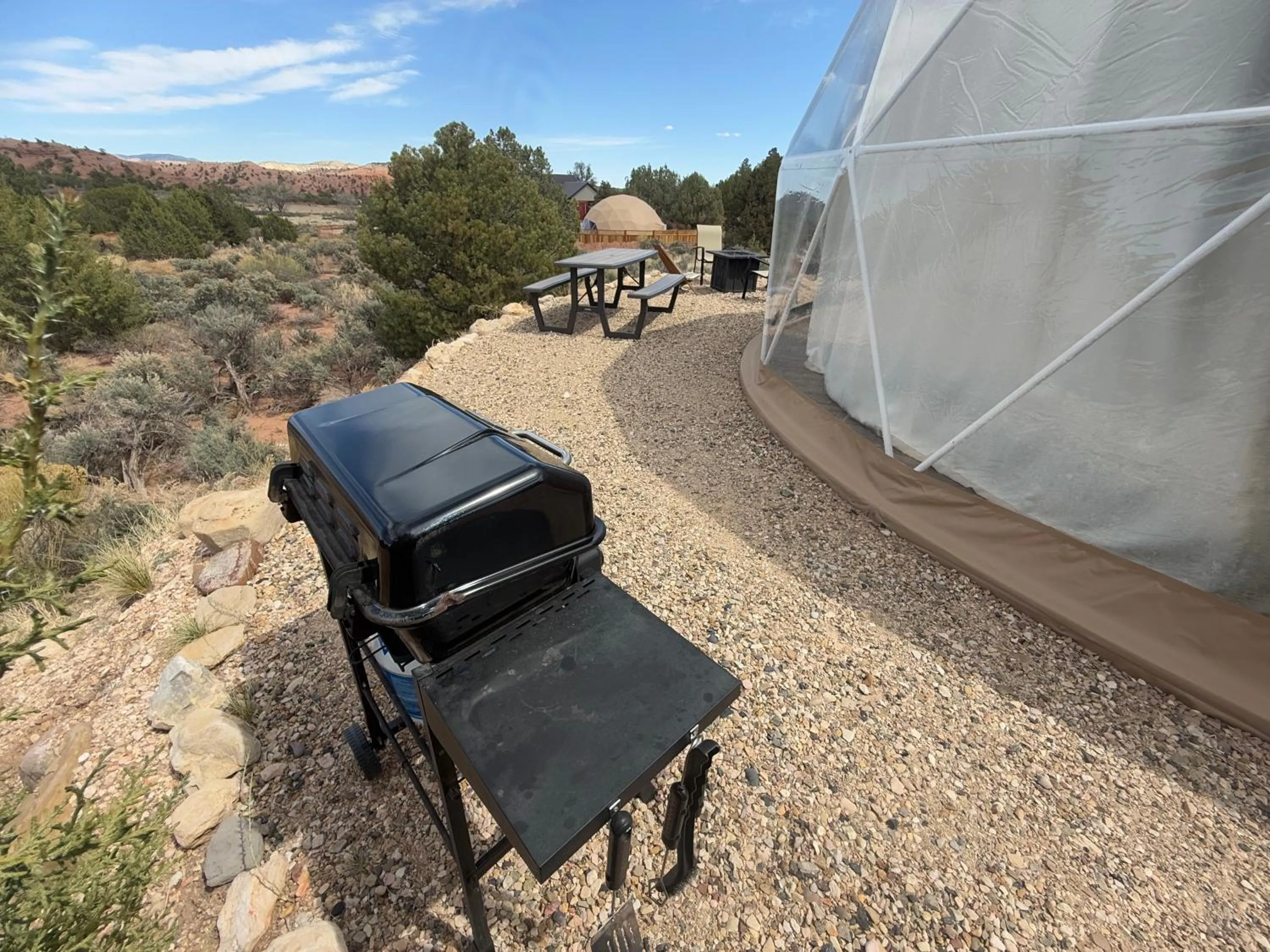Patio in Bryce Glamp And Camp