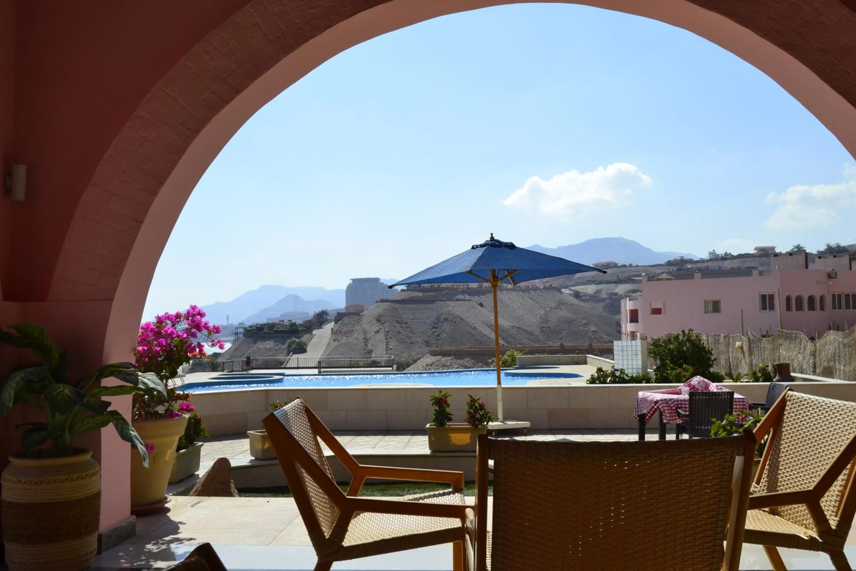 Pool view in La Siesta Hotel Al Sokhna