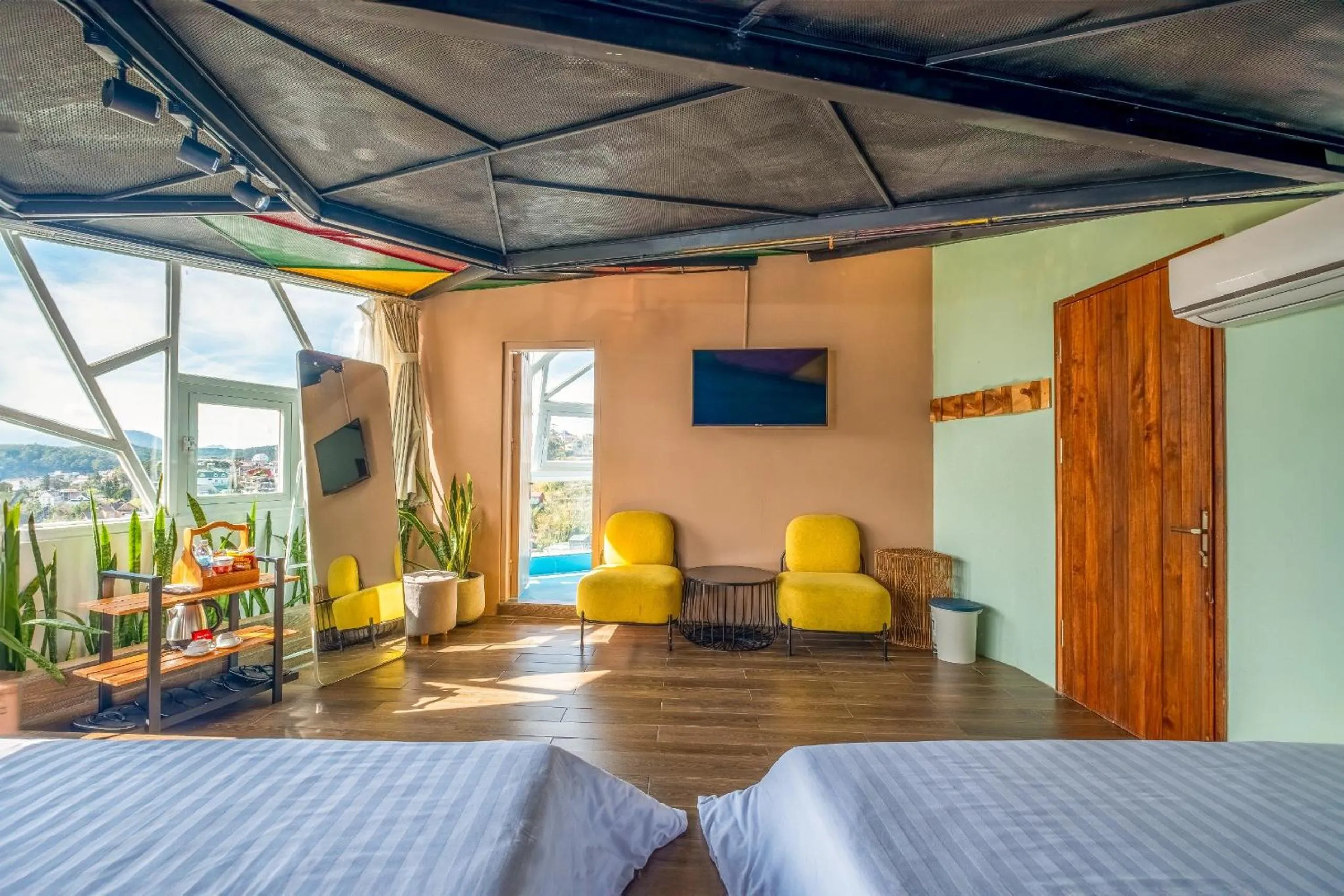 Bedroom, Bed in Orimi Cafe & Homies Dalat