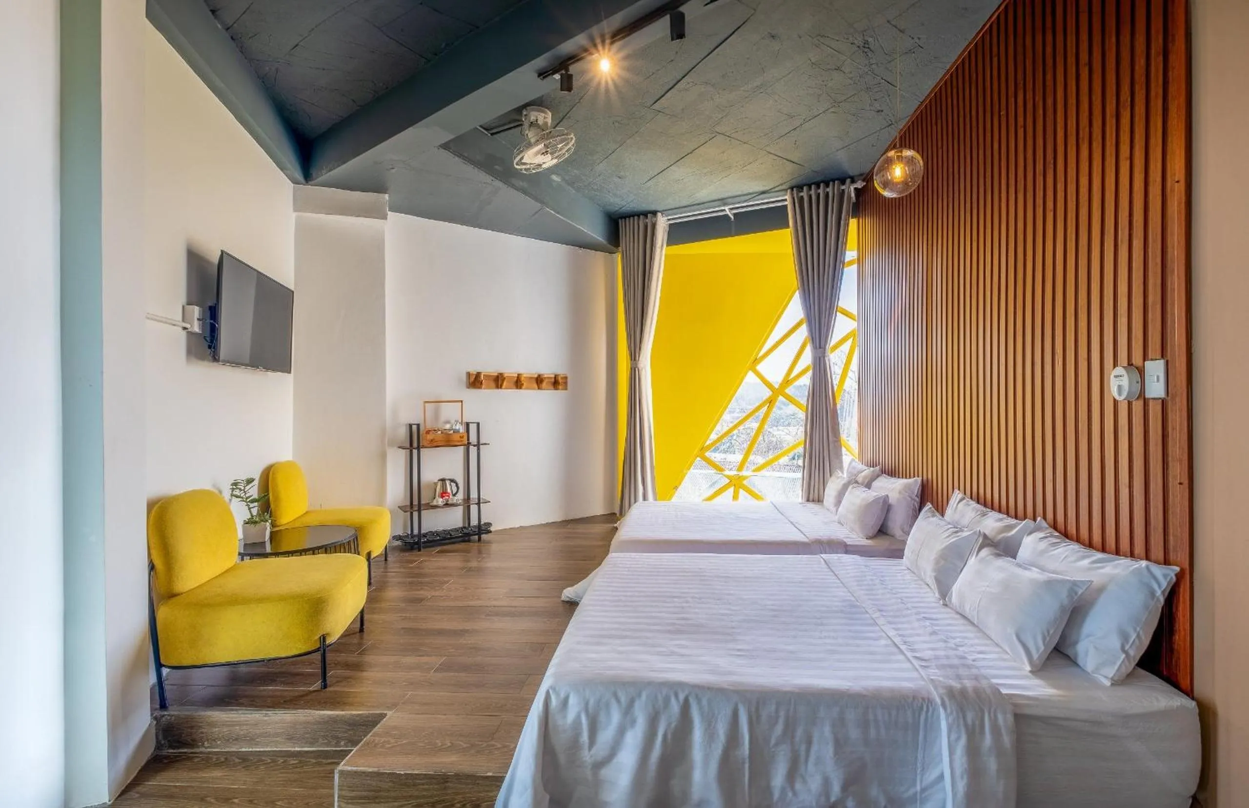 Bedroom, Bed in Orimi Cafe & Homies Dalat