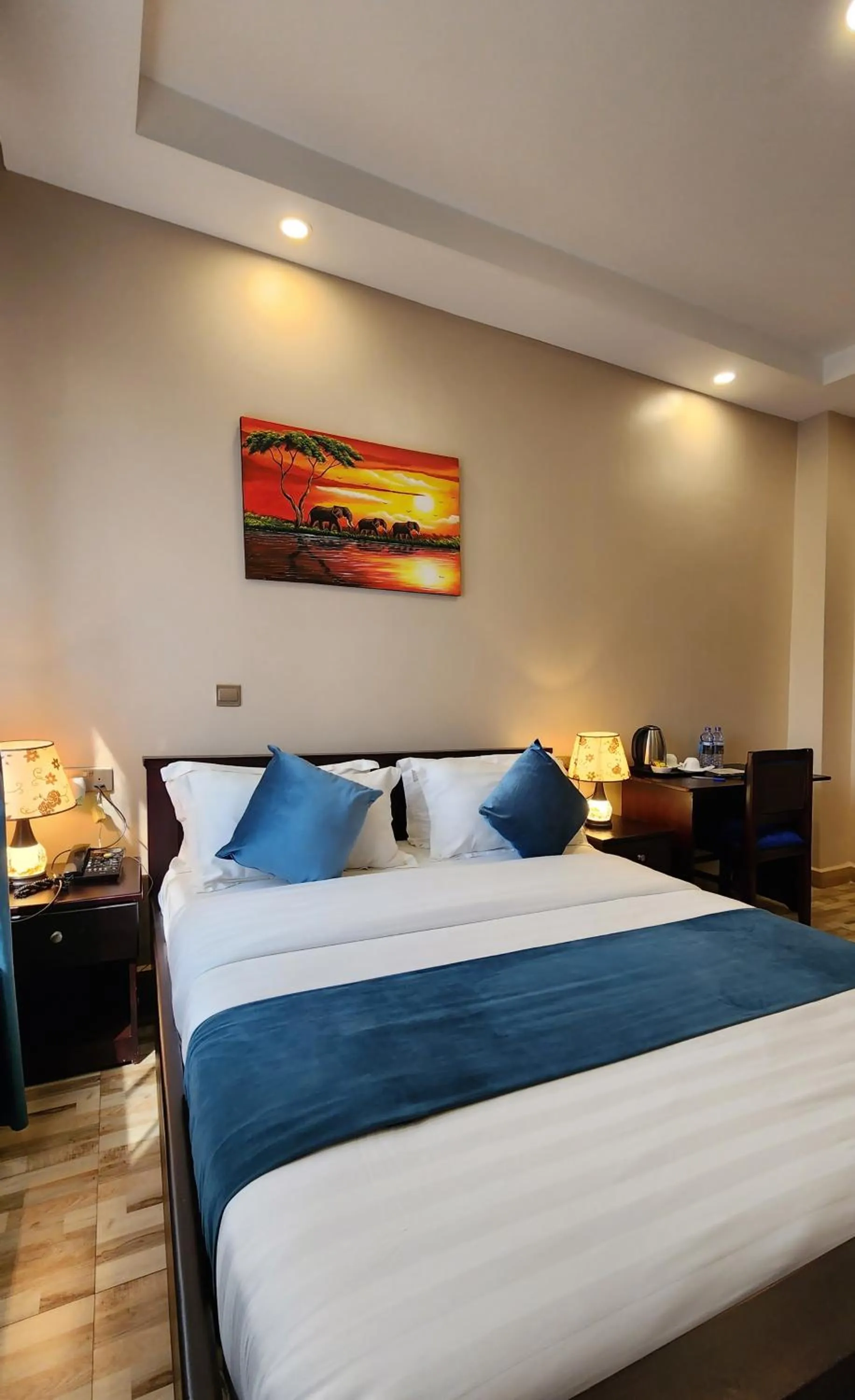 Bed in Golden Castle Hotel Hoima