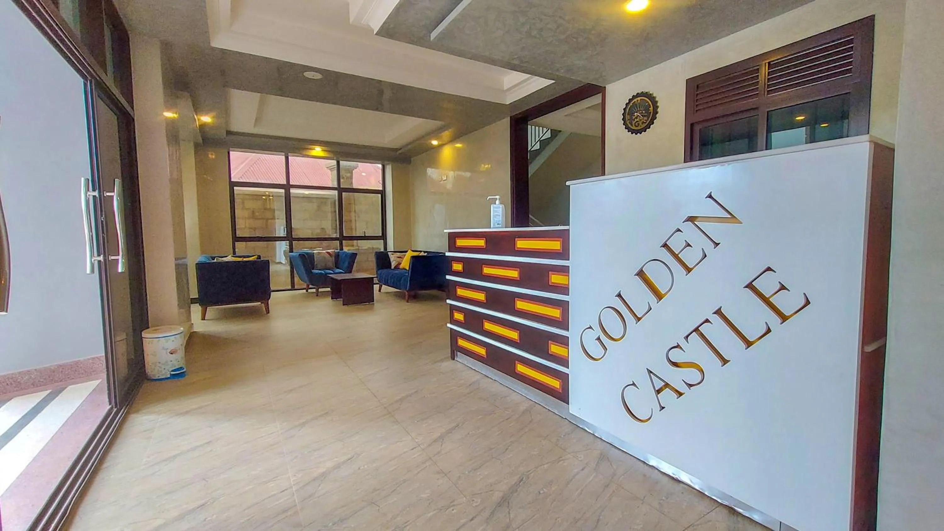 Lobby or reception in Golden Castle Hotel Hoima