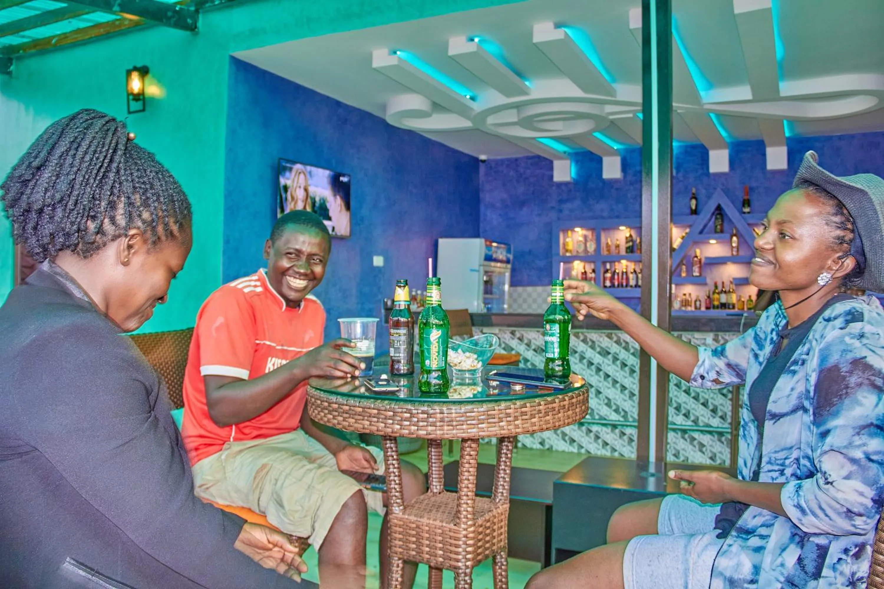 Lounge or bar in Golden Castle Hotel Hoima