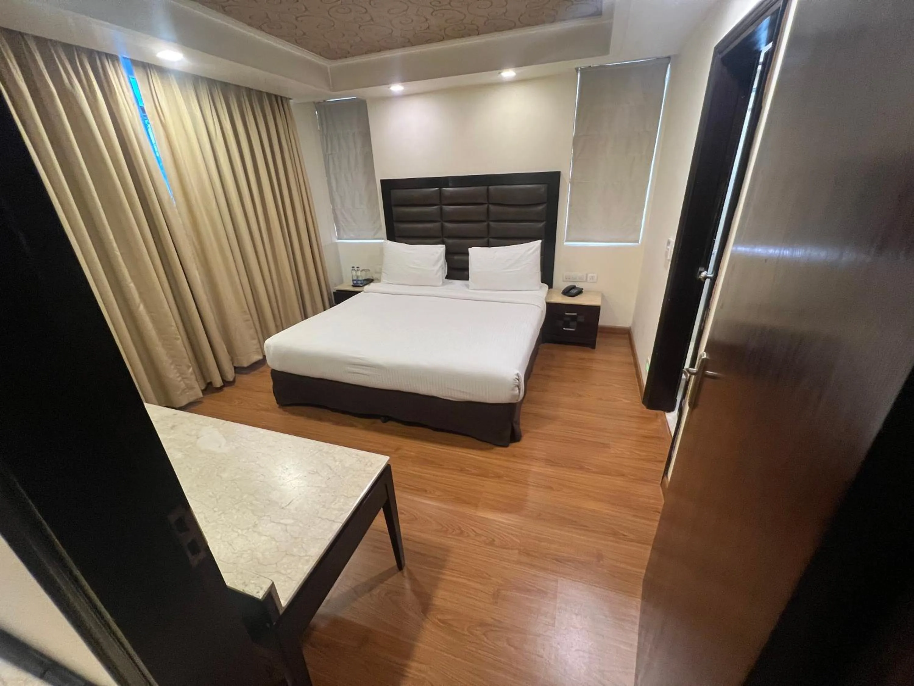 Bed in Madhuban Hotel , New delhi