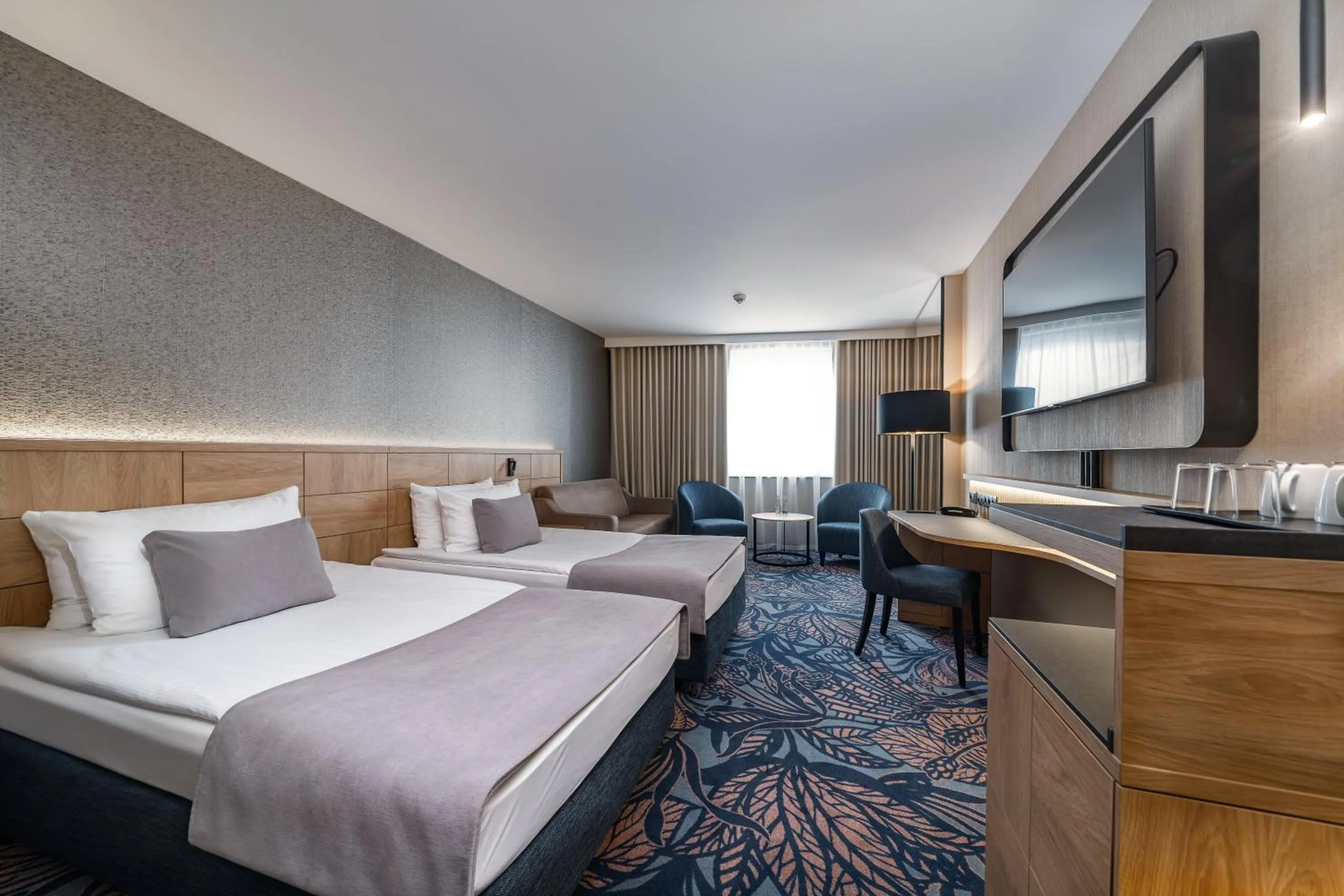 Bed in Airport Hotel Okęcie