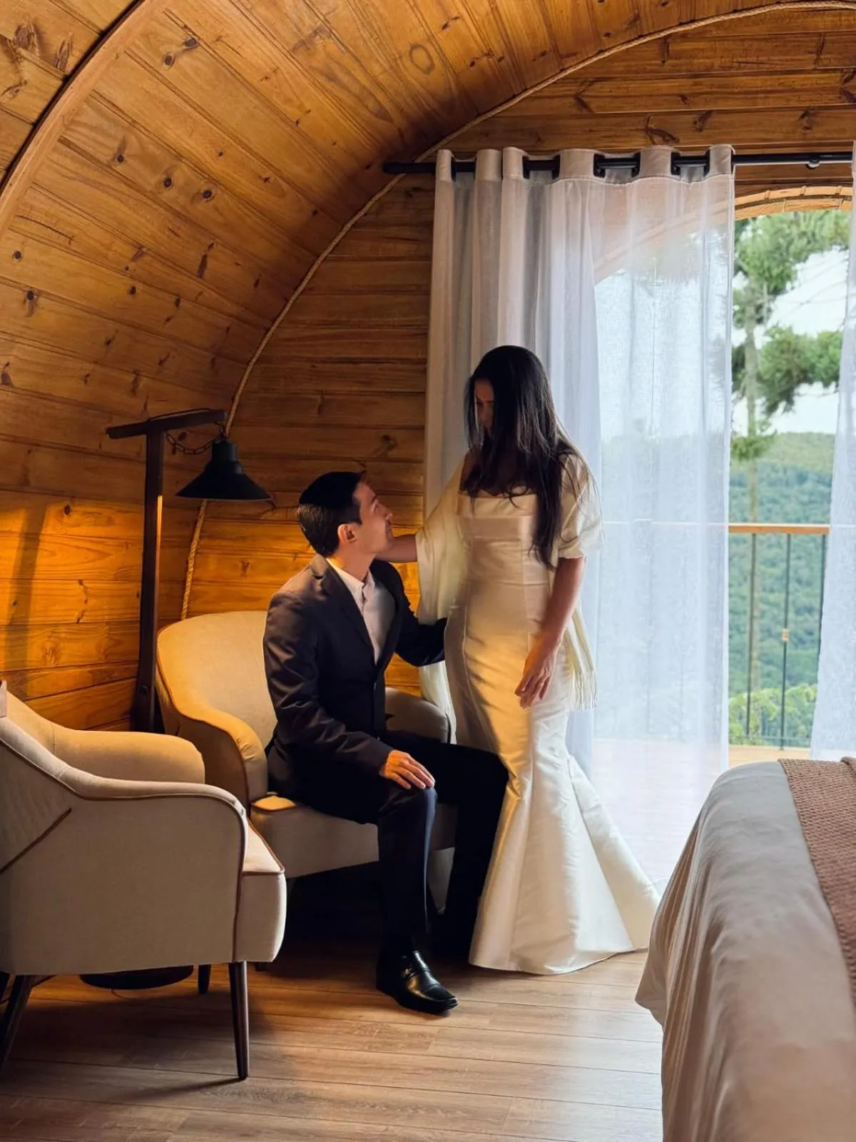 Bed in Pousada Villa Barril