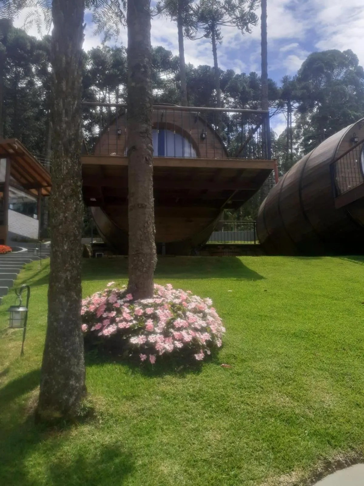 Garden view in Pousada Villa Barril