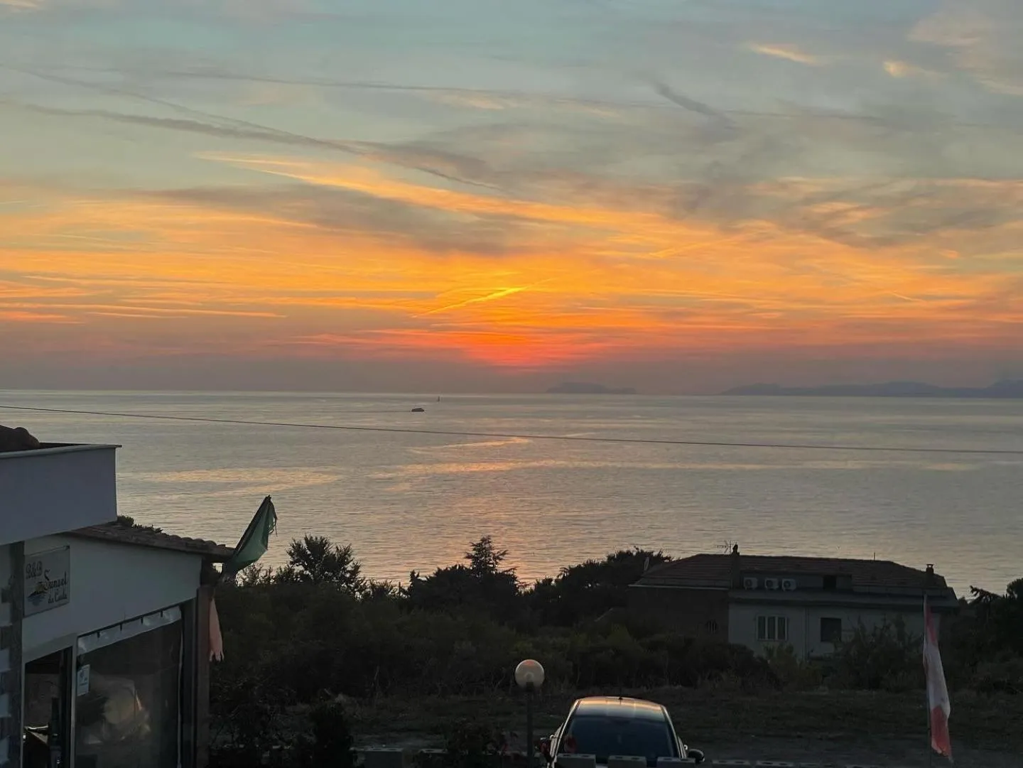 Sea view in B&B Sunset da carla