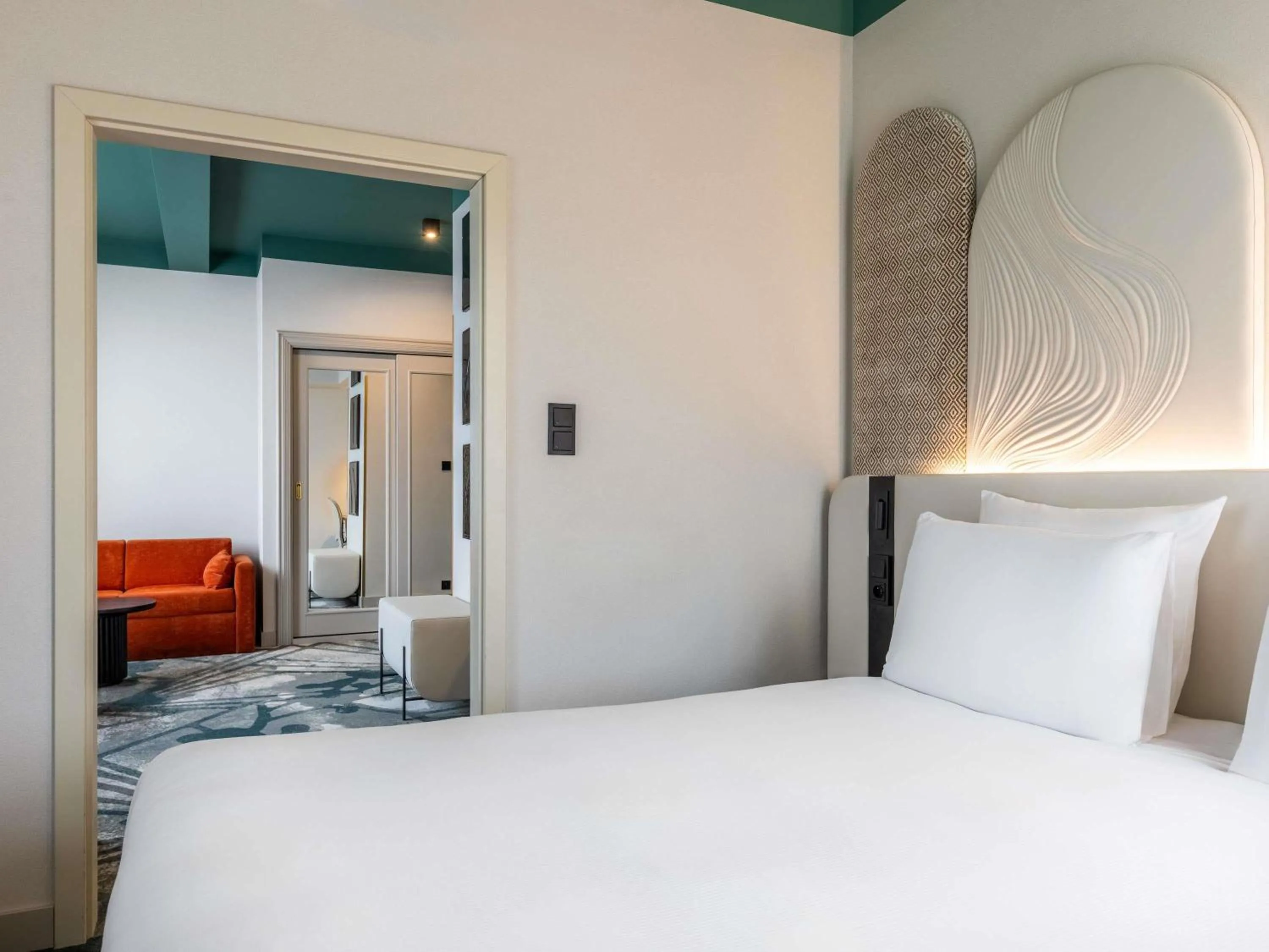 Bedroom, Bed in Rezydent Hotel Sopot - MGallery Collection