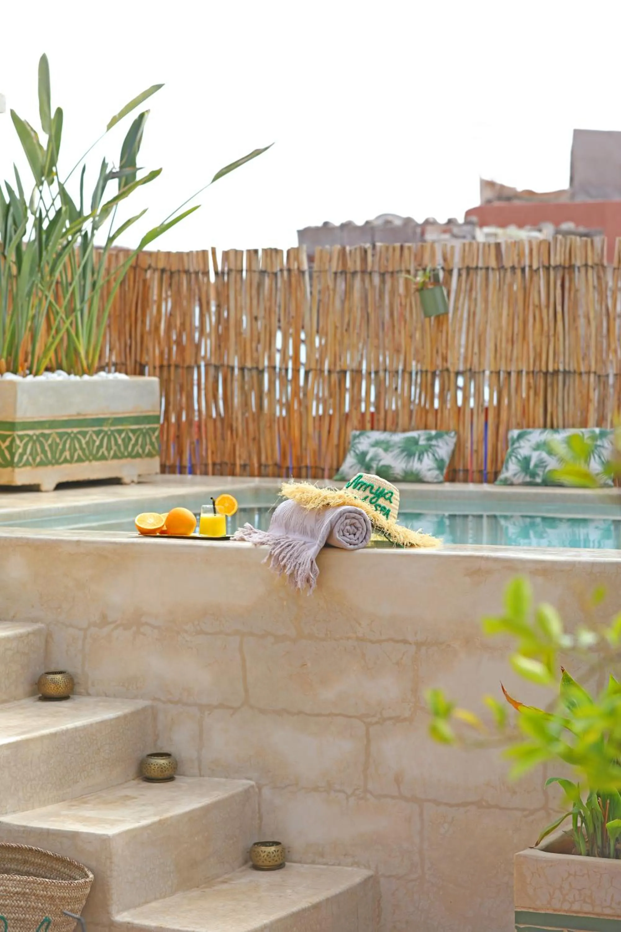 Pool view in Riad Amya & Spa