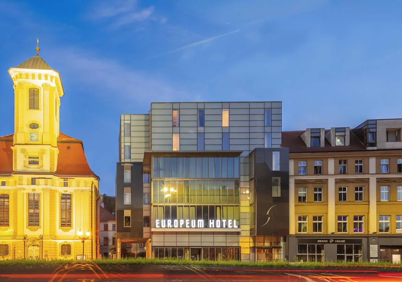 Facade/entrance in Europeum Hotel