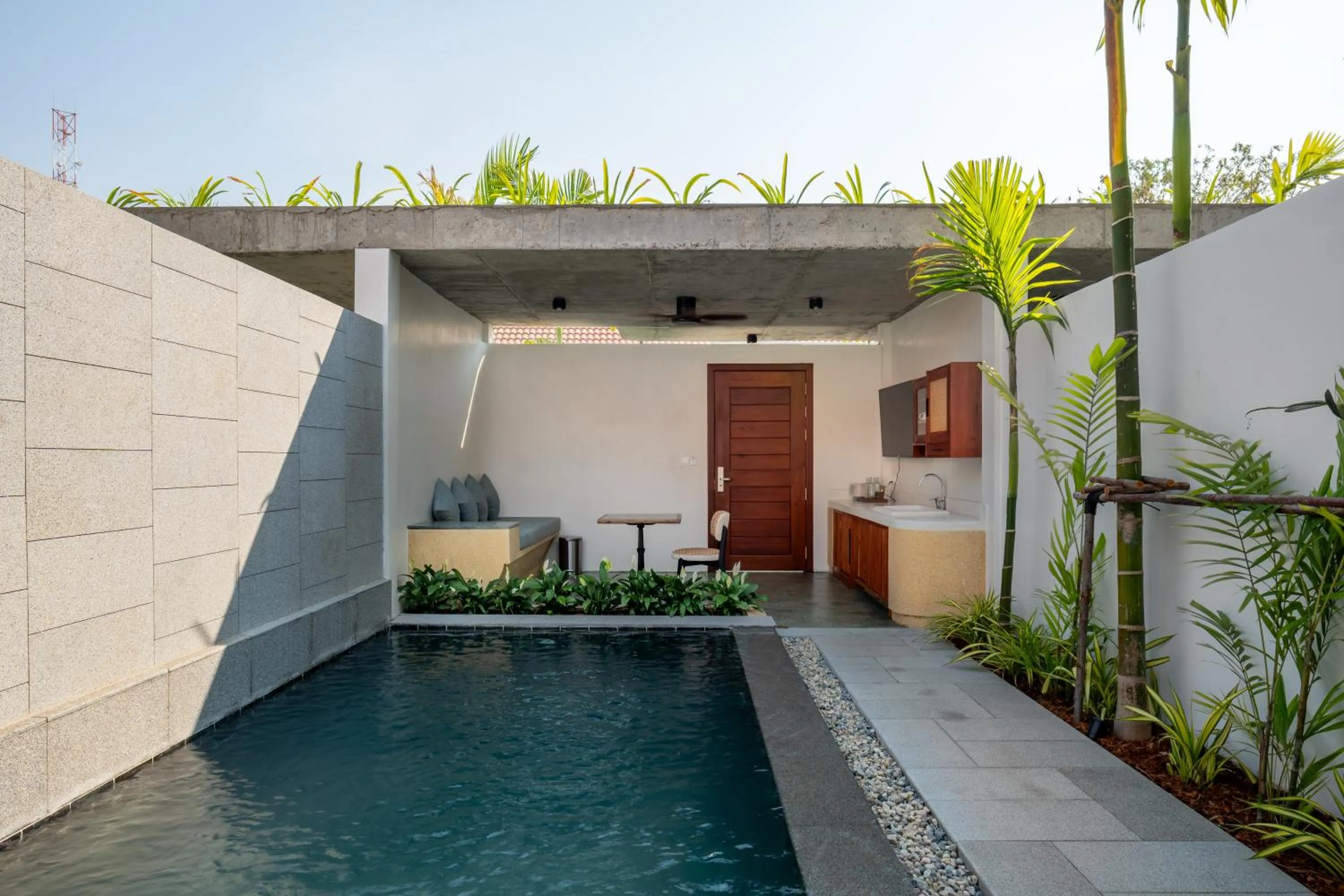 Patio in Two Seasons Siem Reap Hotel