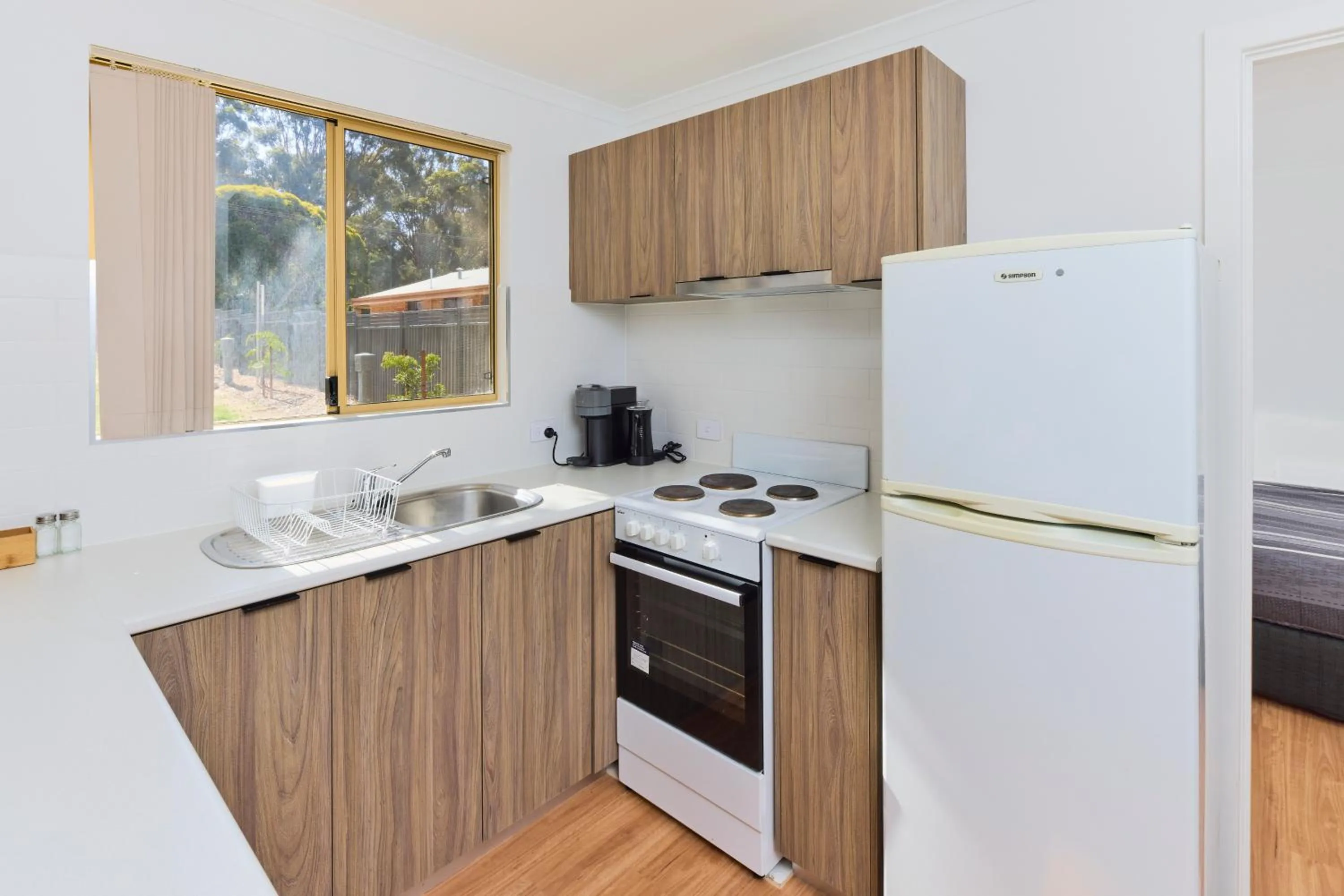 Kitchen or kitchenette in RAC Esperance Holiday Park