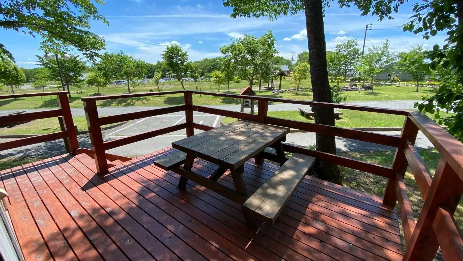 Balcony/Terrace in Tabinoteitaku Yakurai Cottage