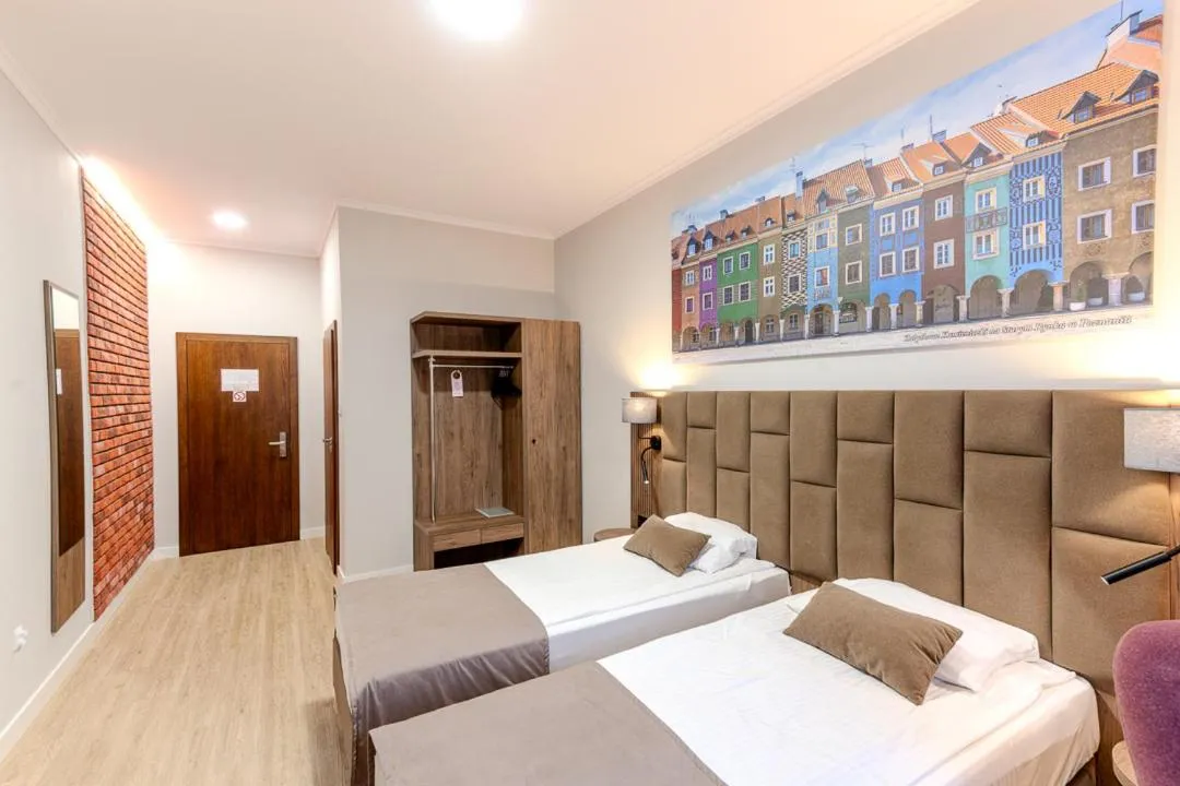 Bed in Hotel Topaz Poznań Centrum