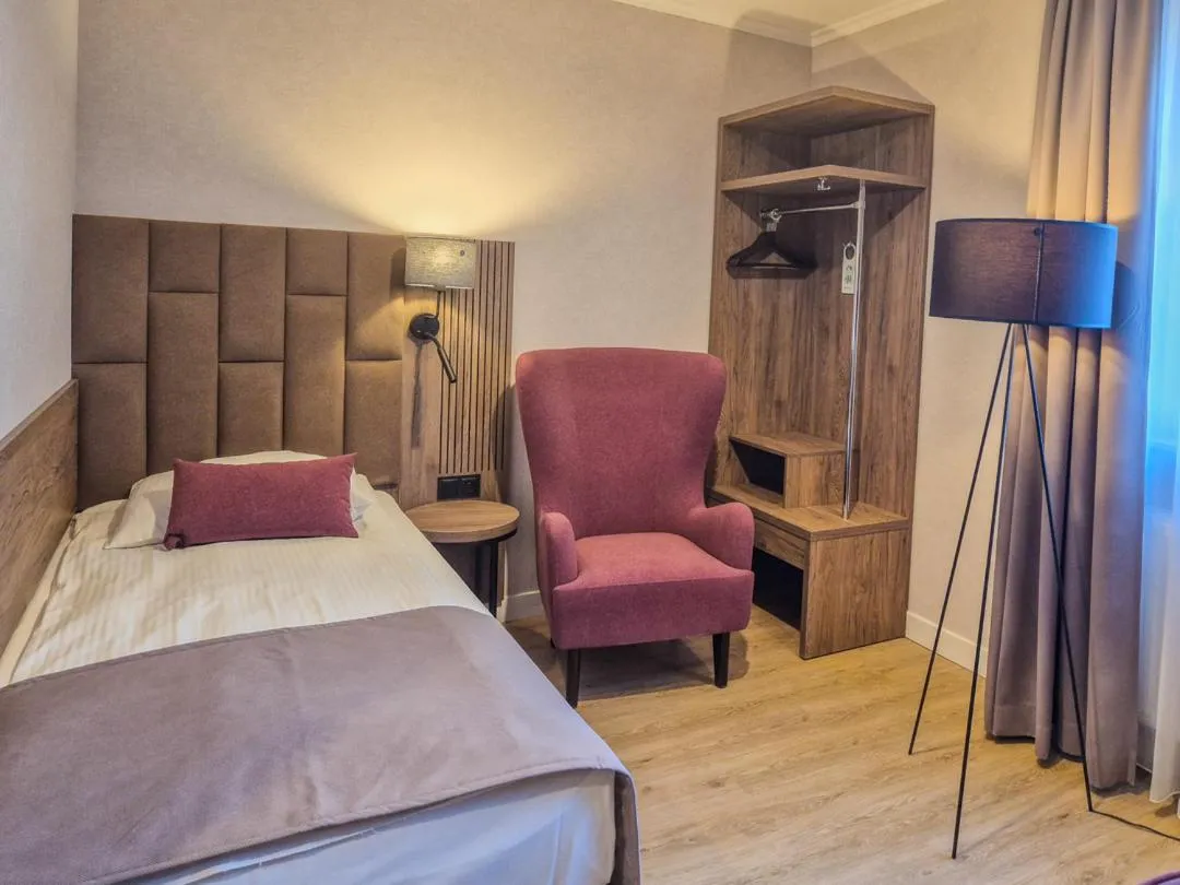 Bed in Hotel Topaz Poznań Centrum