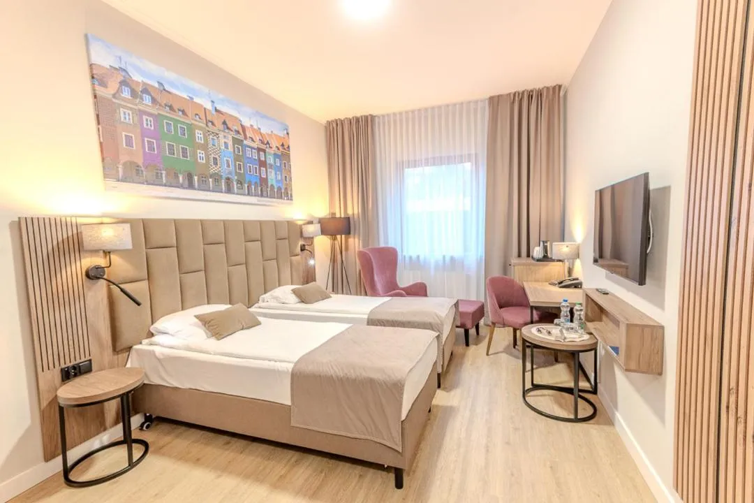 Bed in Hotel Topaz Poznań Centrum