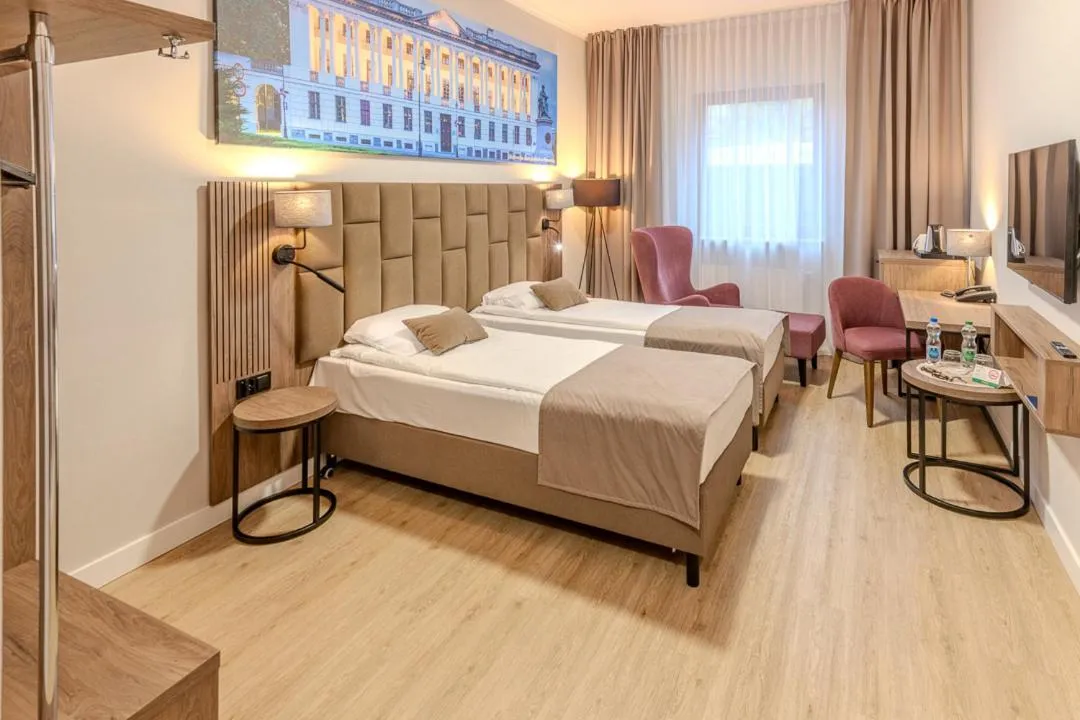 Bed in Hotel Topaz Poznań Centrum