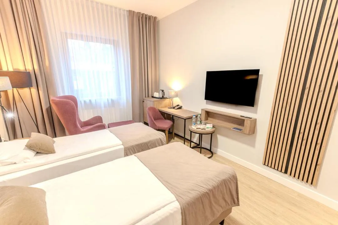 Bed in Hotel Topaz Poznań Centrum