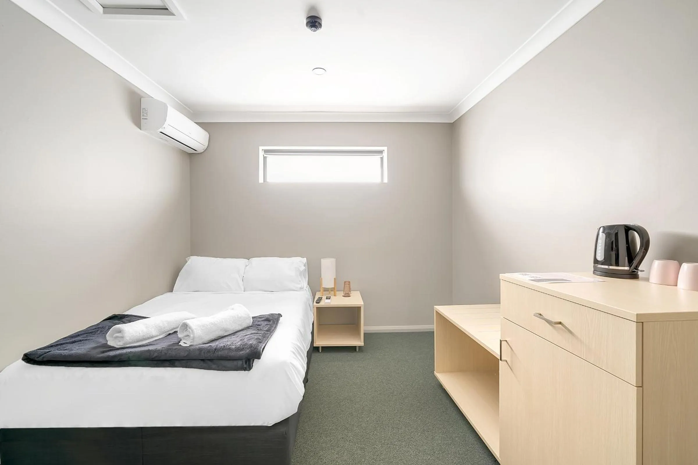 Bed in Illinois Hotel