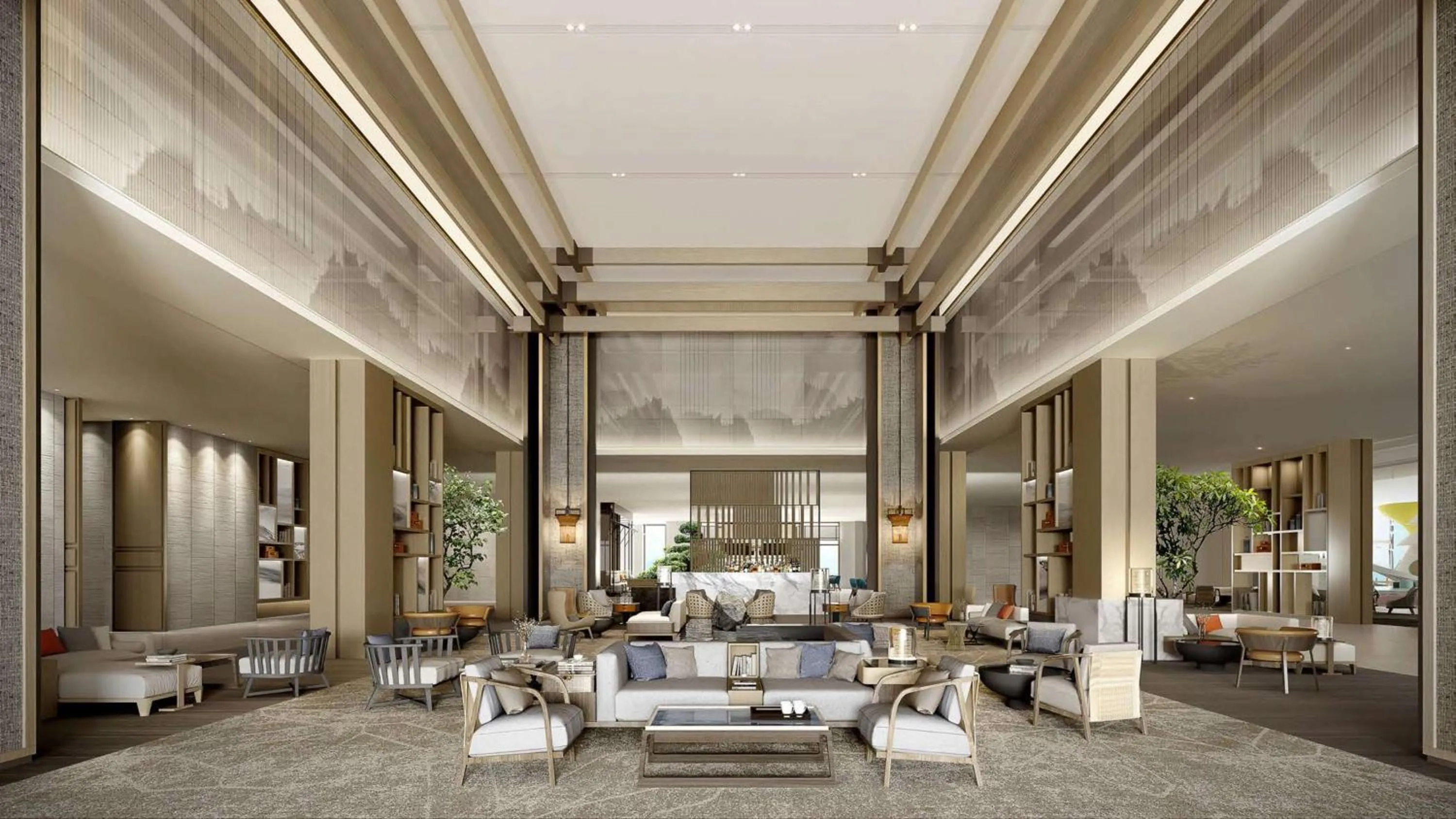 Lobby or reception in Doubletree By Hilton Taizhou Shenxianju