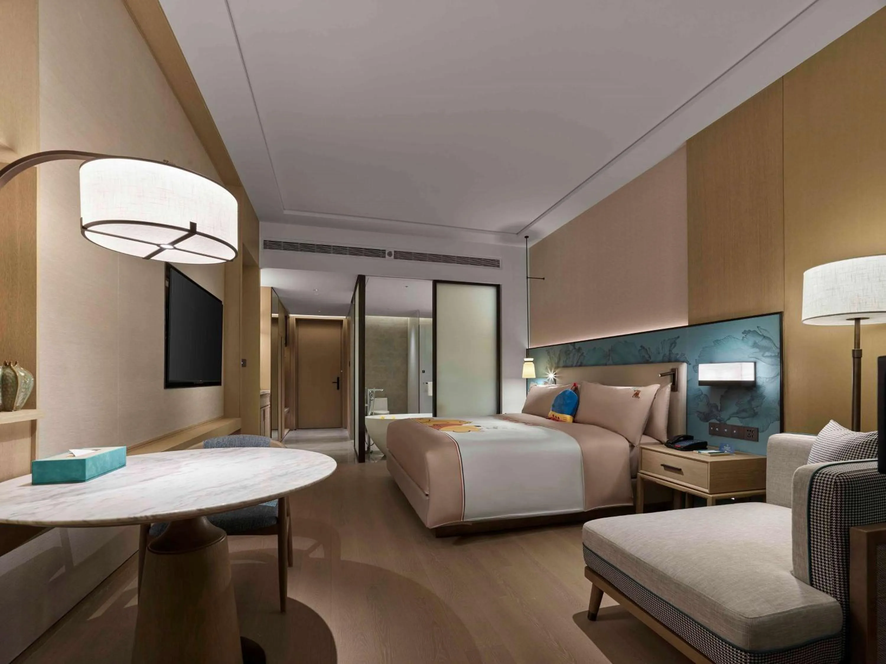 Bedroom, Bed in Doubletree By Hilton Taizhou Shenxianju