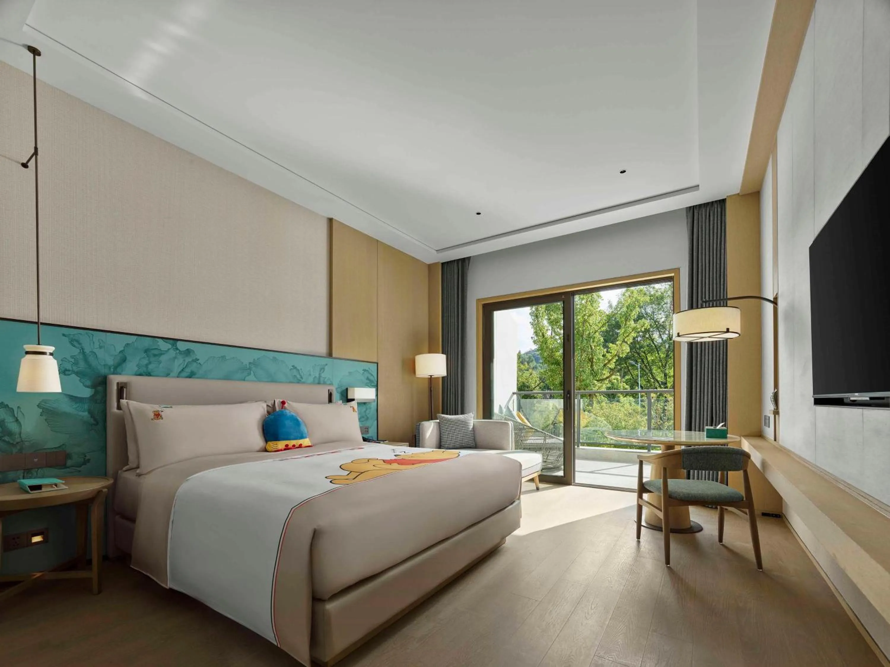 Bed in Doubletree By Hilton Taizhou Shenxianju