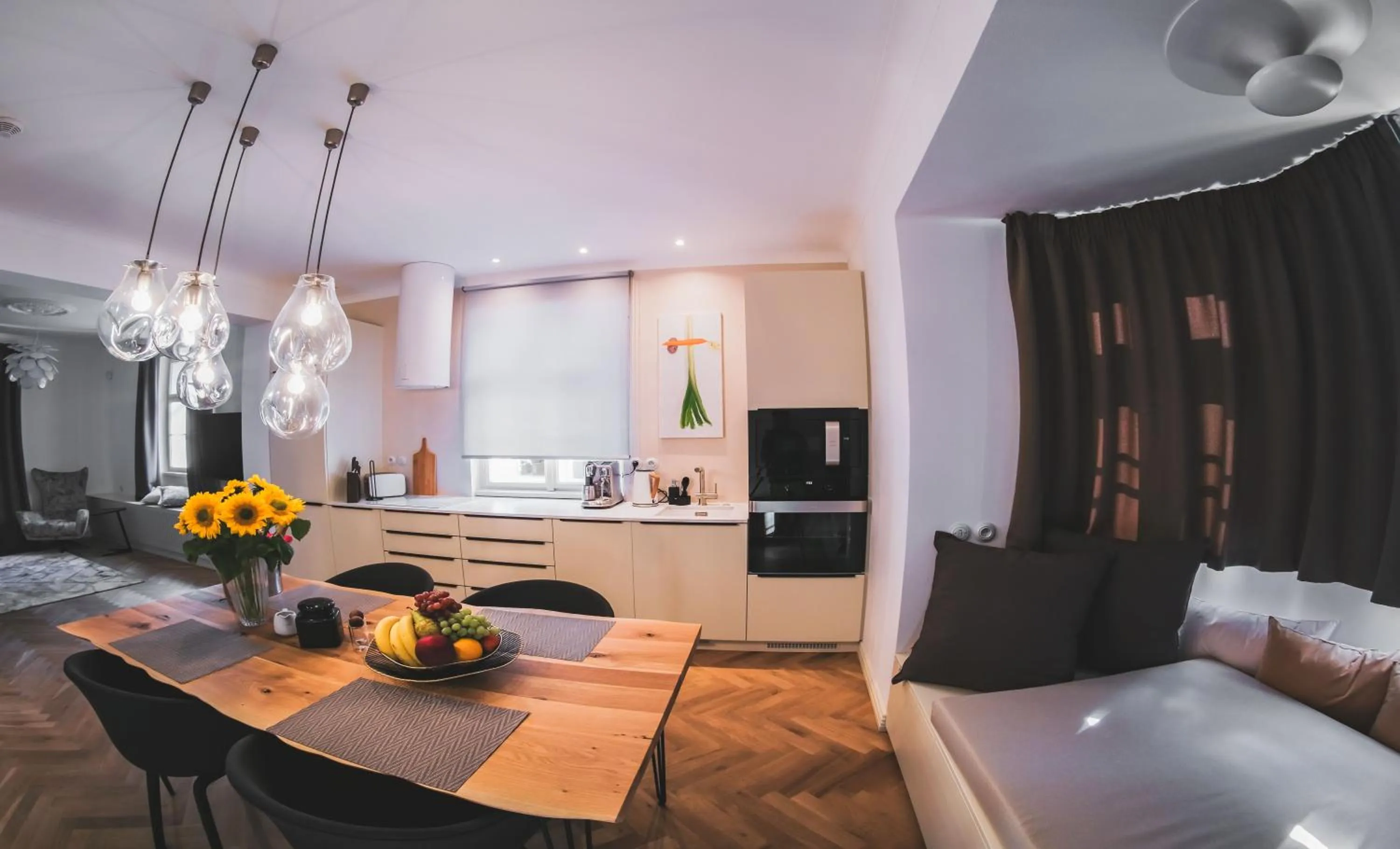 Kitchen or kitchenette in Vila Pražská