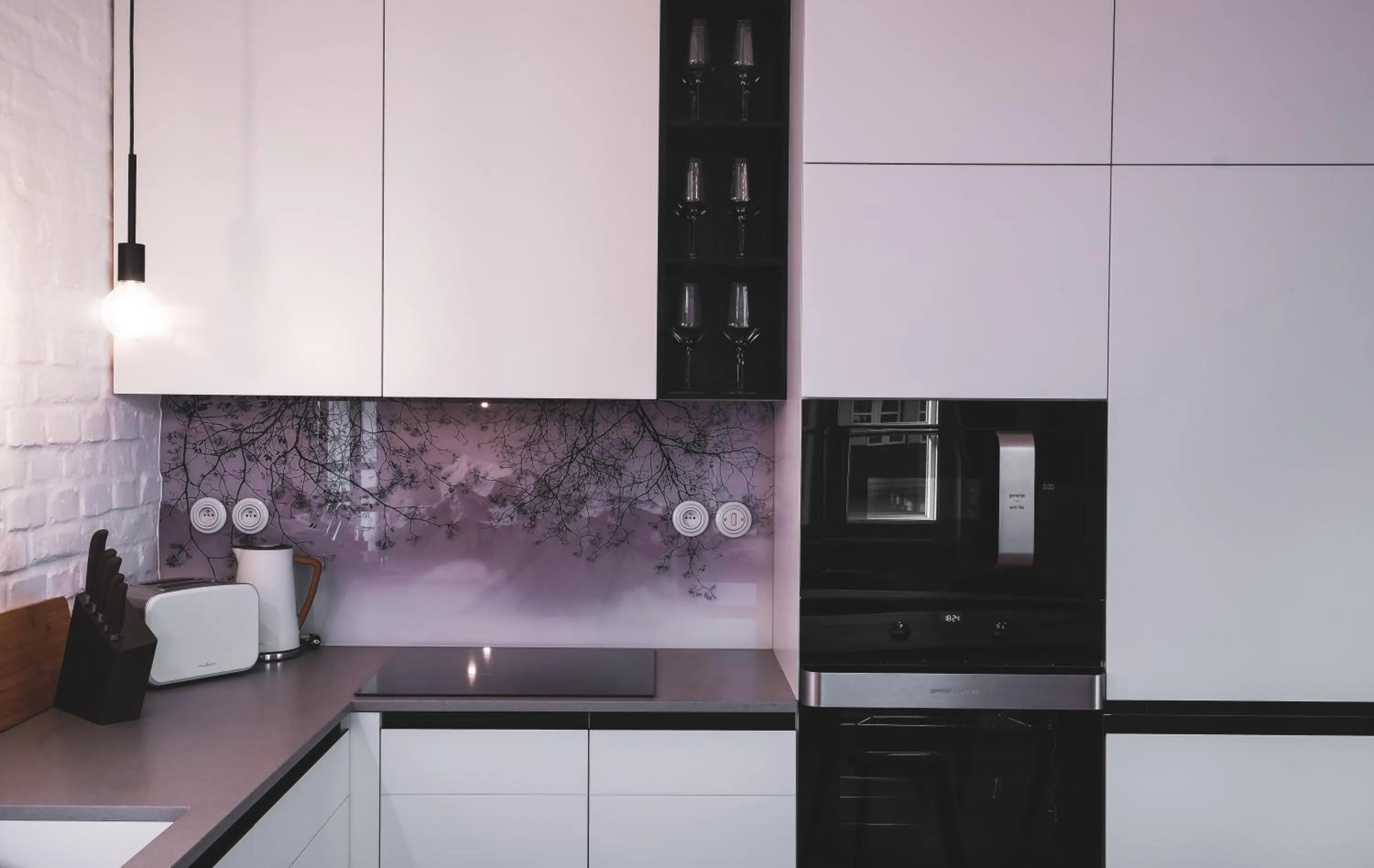 Kitchen or kitchenette in Vila Pražská