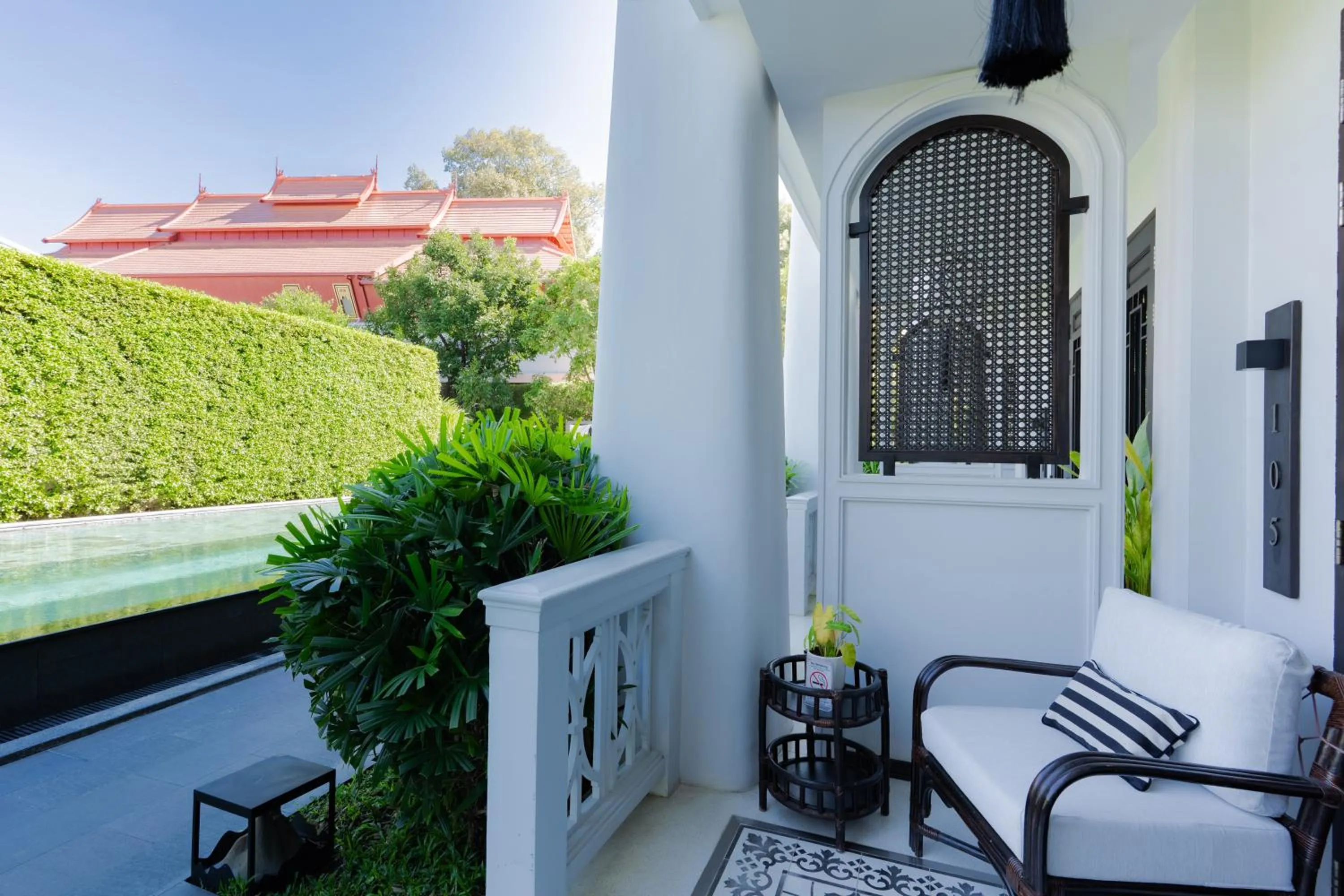 Pool view in Siri Village Chiang Mai