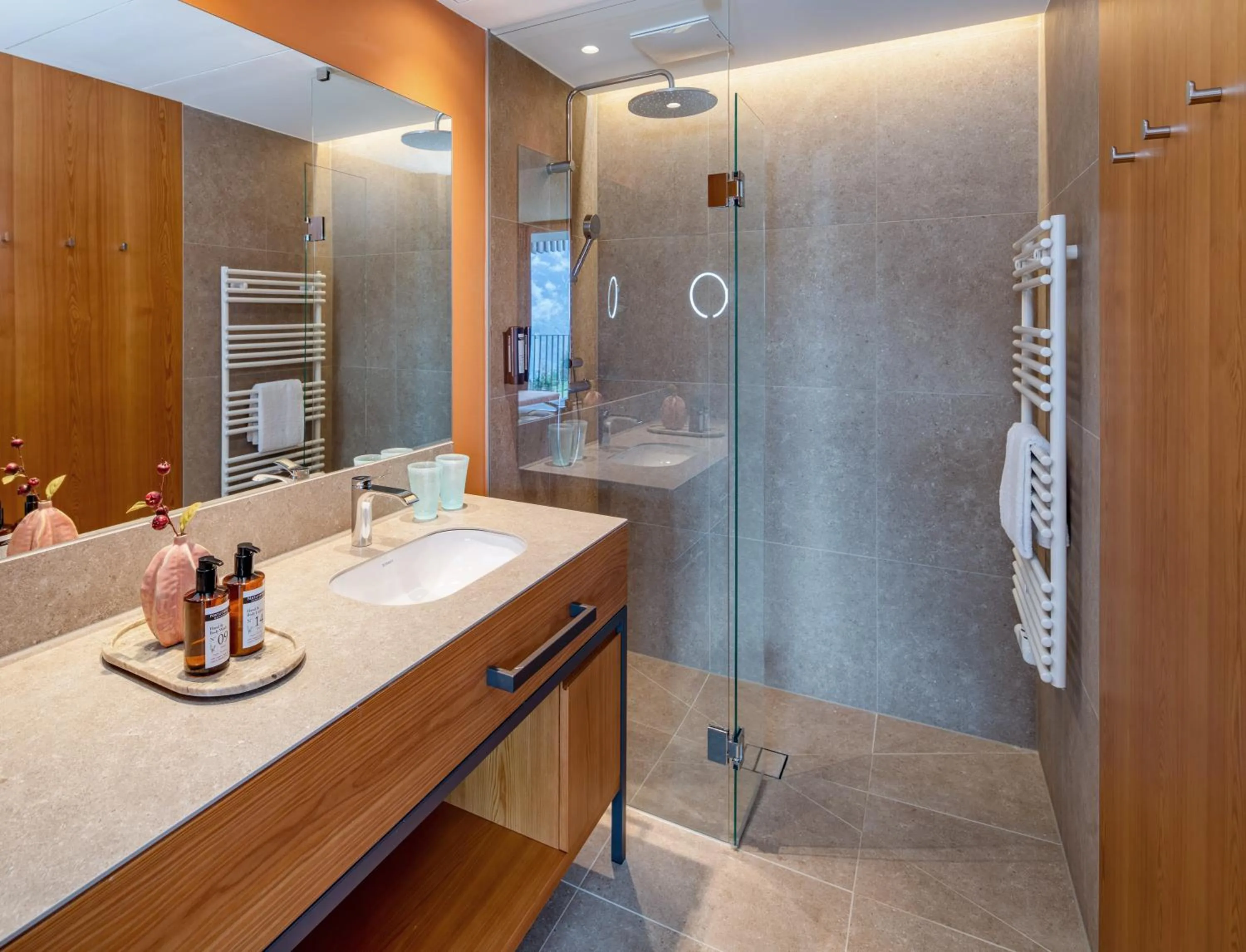 Shower in Falkensteiner Family Hotel Montafon - The Leading Hotels of the World