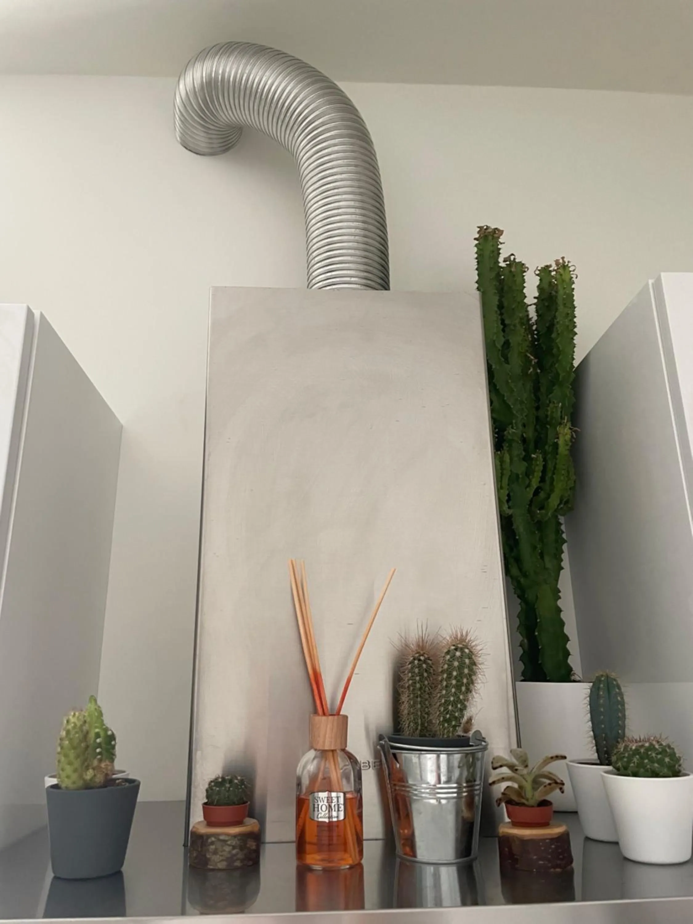 Communal kitchen in Stella Rooms