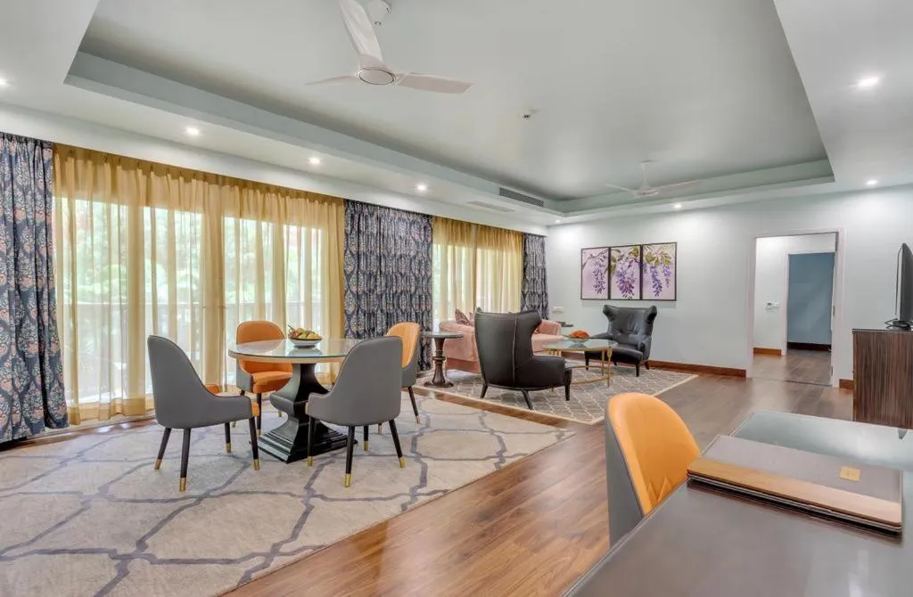 Dining area in Mayfair On Sea, Morjim Beach, Goa