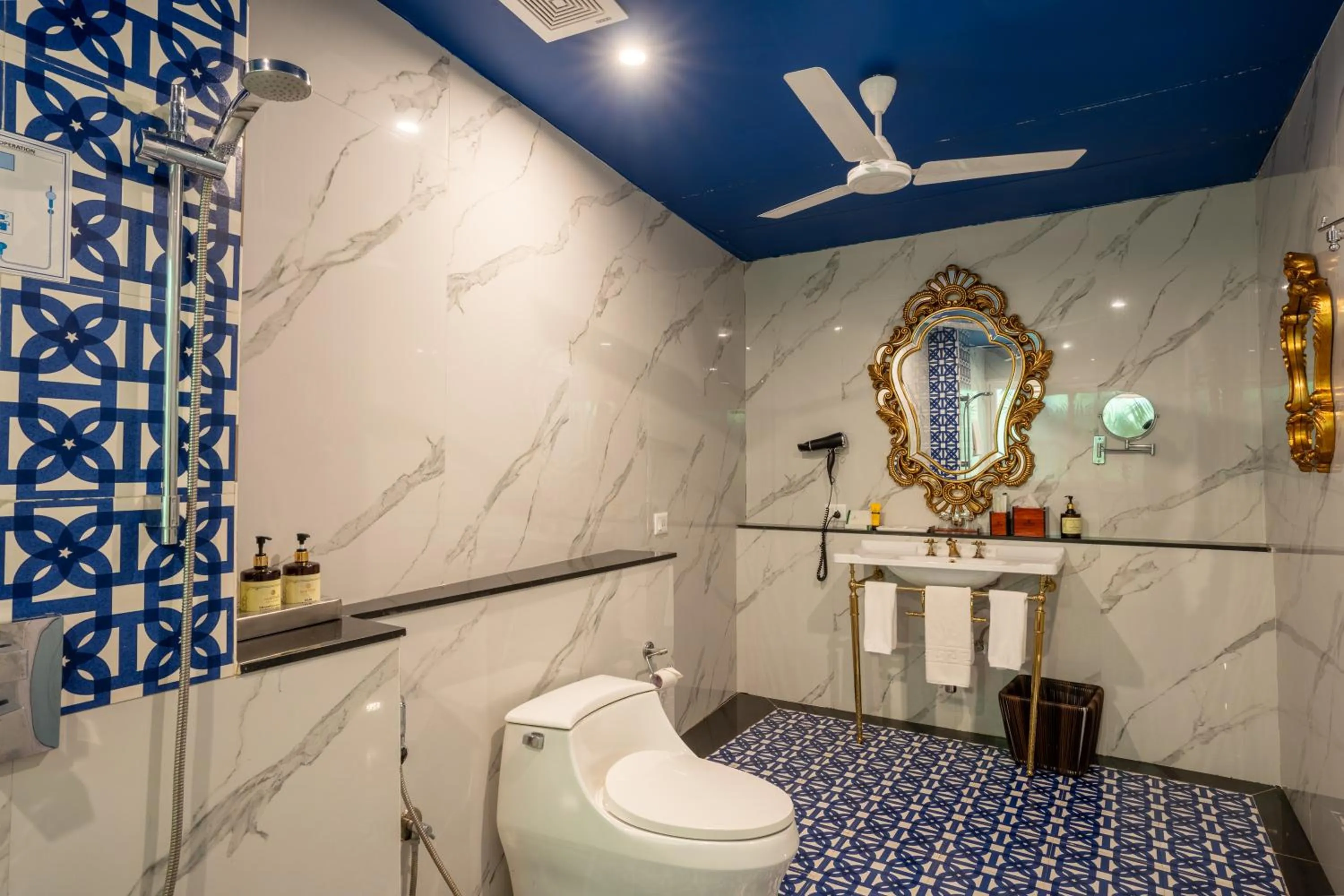 Bathroom in Mayfair On Sea, Morjim Beach, Goa
