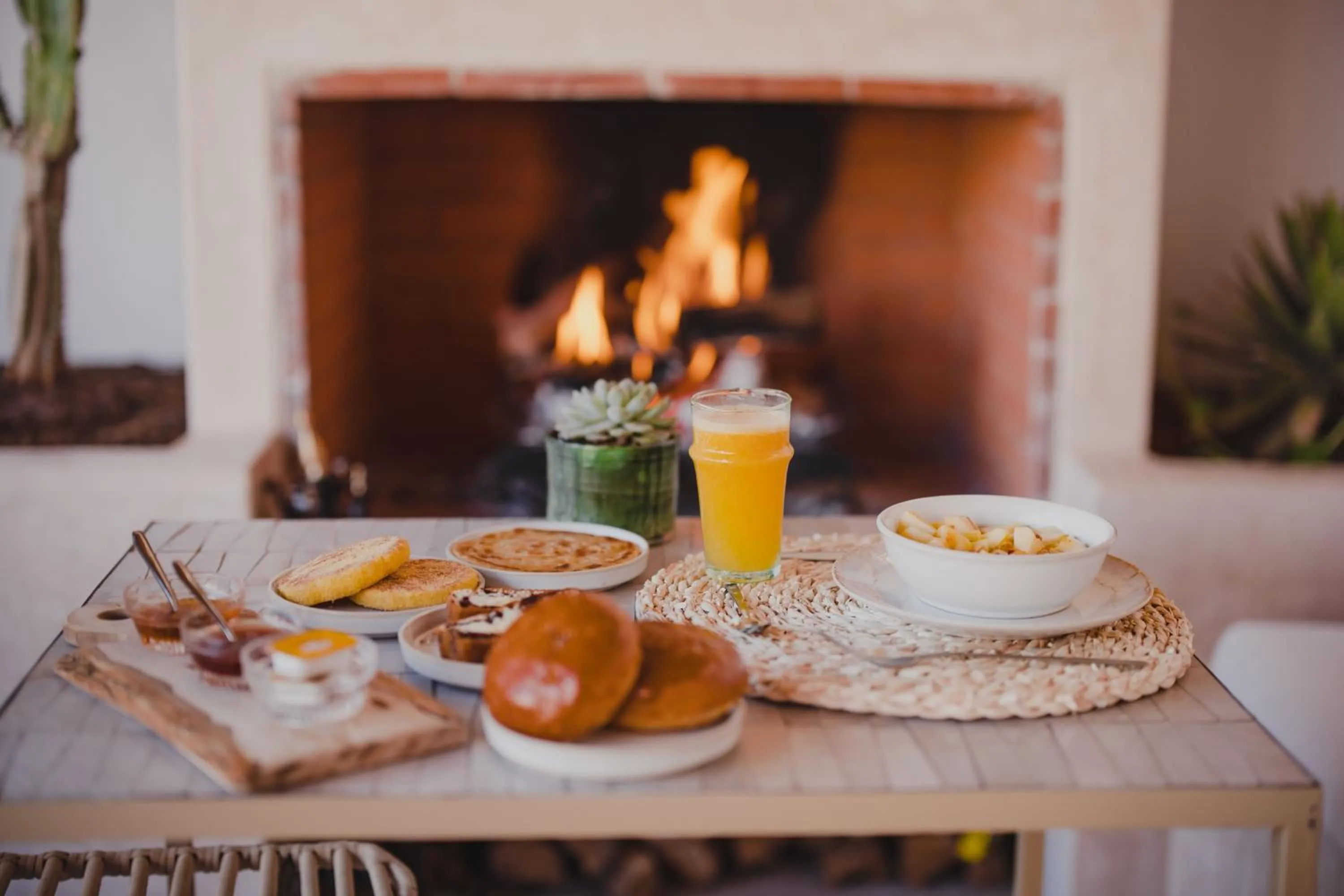 Food and drinks in Riad Tizou