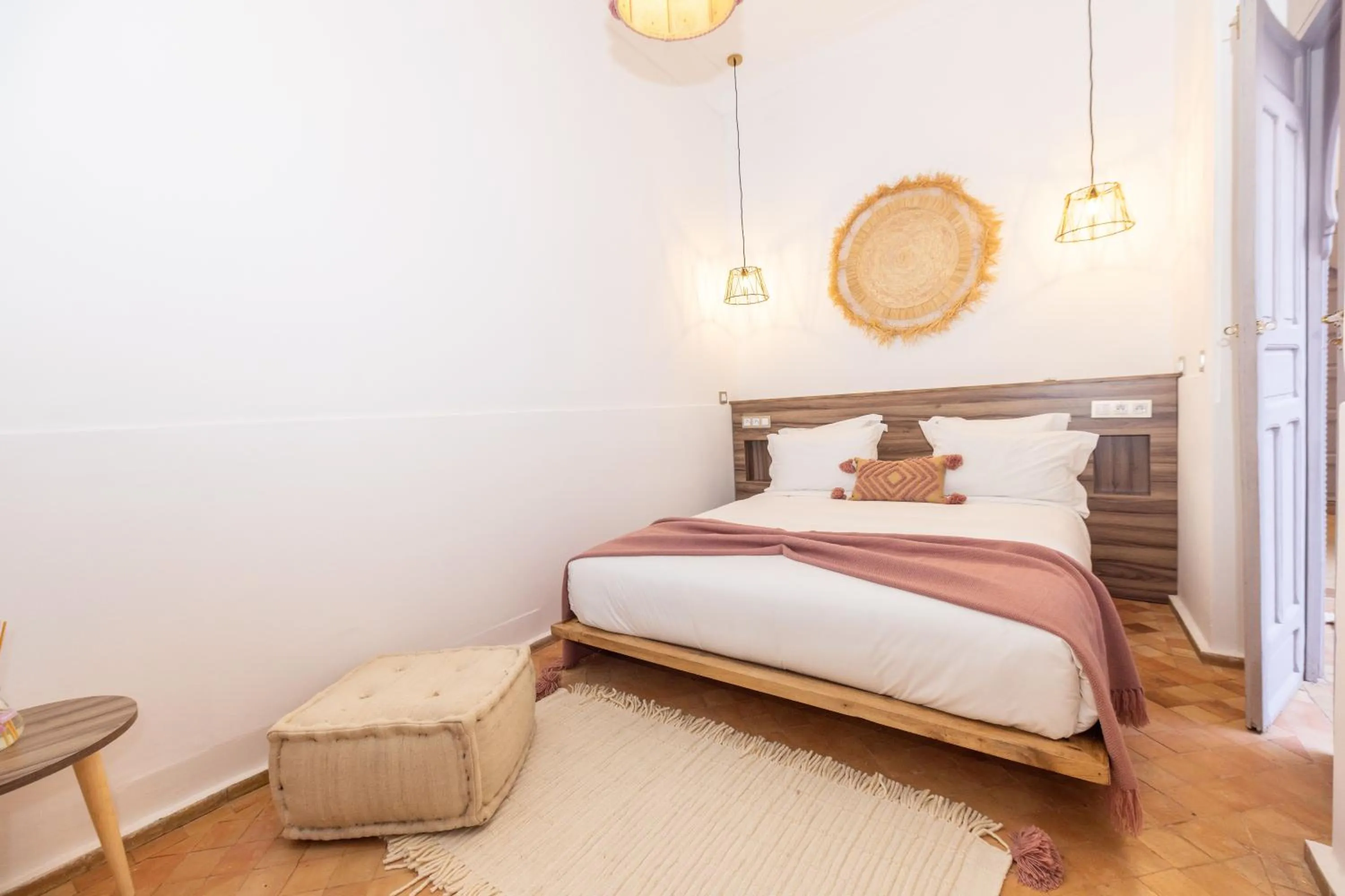Bed in Riad Tizou
