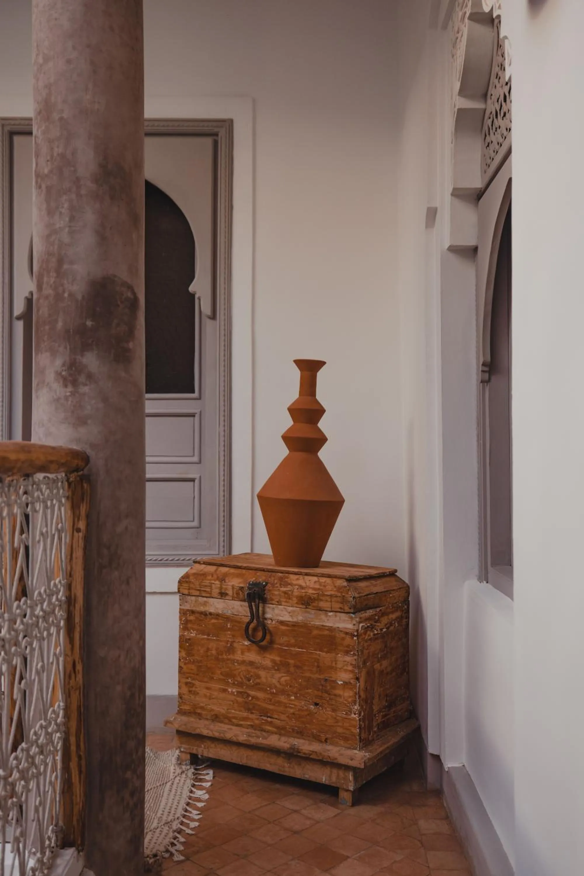 Decorative detail in Riad Tizou