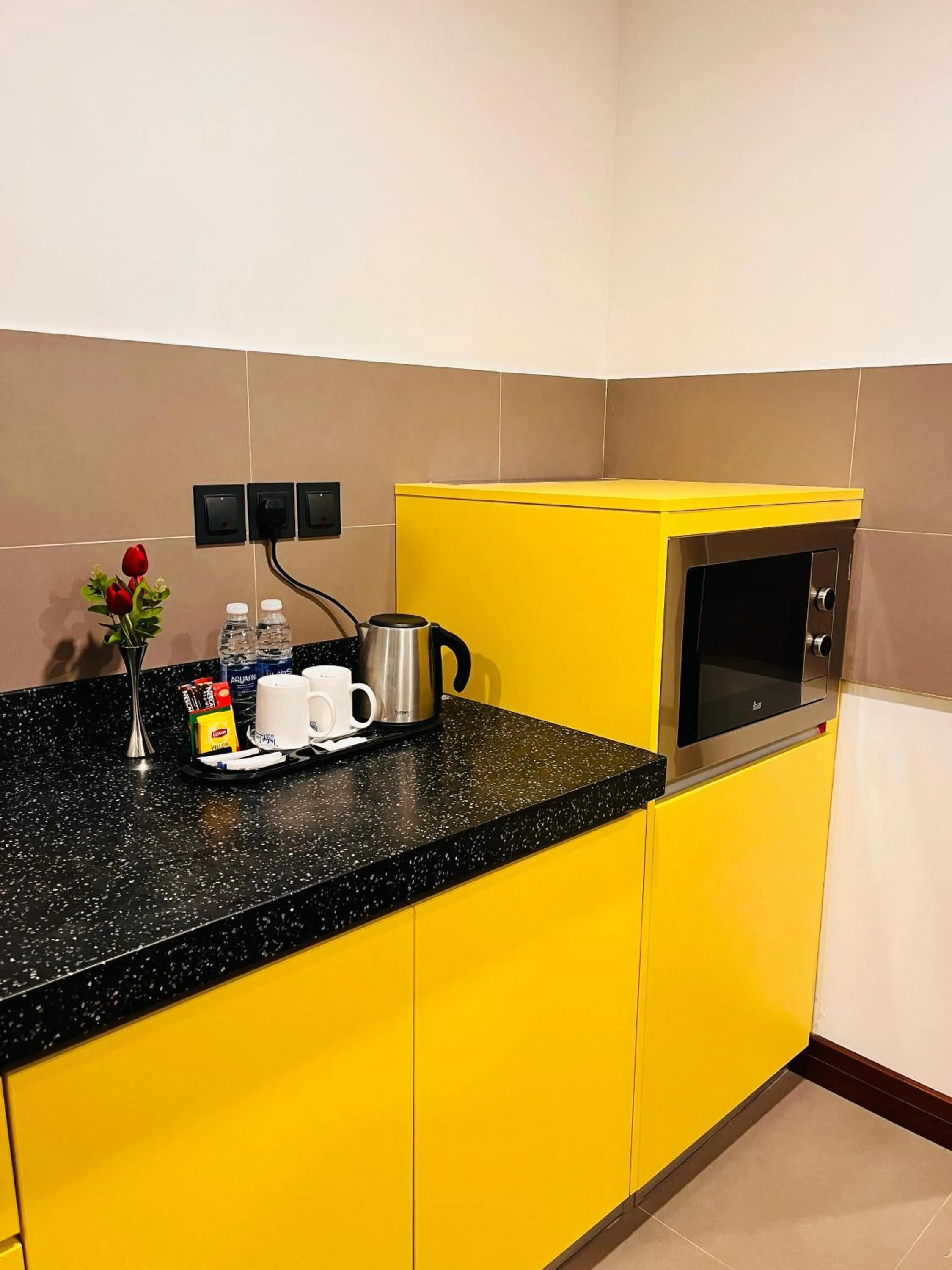 Kitchen or kitchenette in Tulip Inn Majan Hotel and Suites Salalah