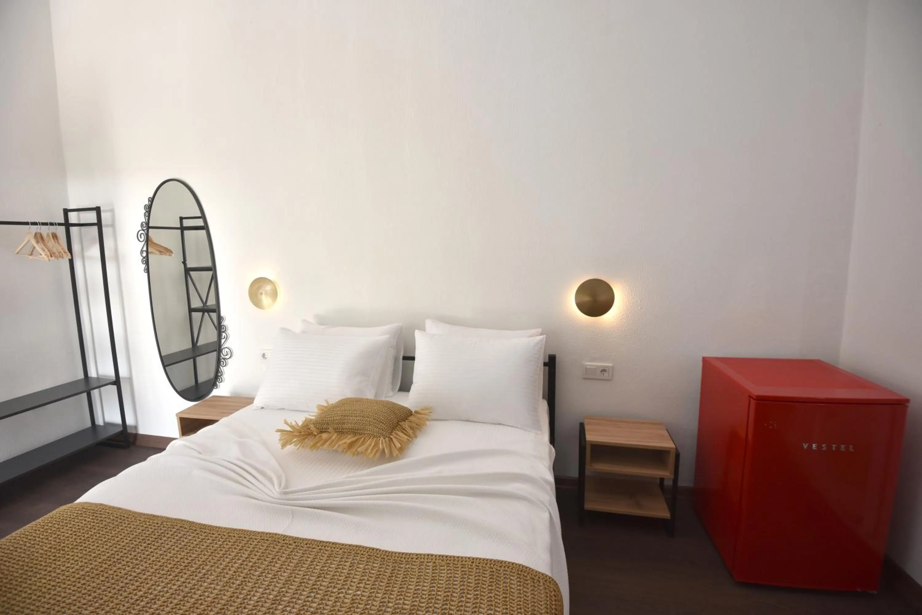 Bed in Benjamin Otel Gumusluk