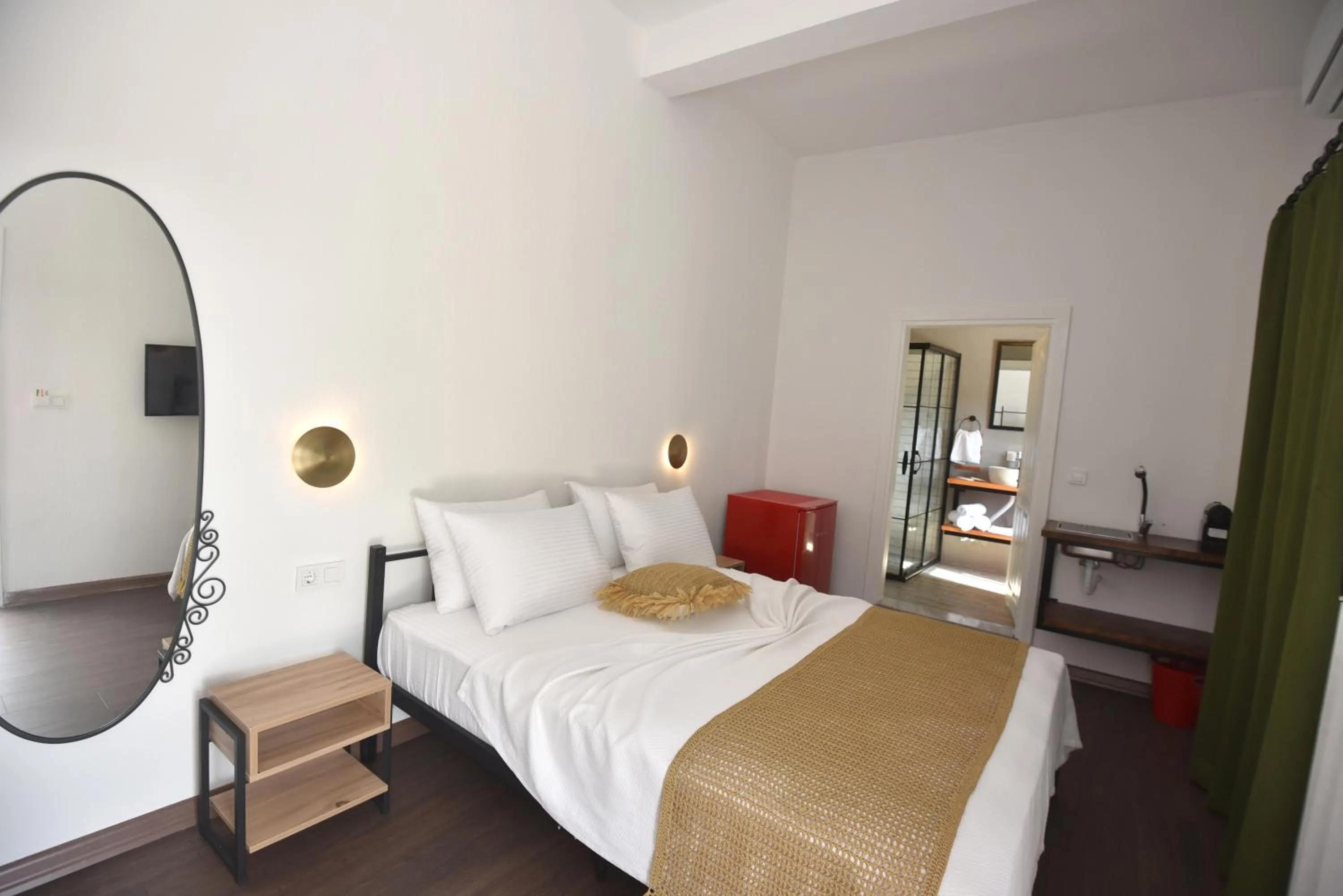 Bed in Benjamin Otel Gumusluk