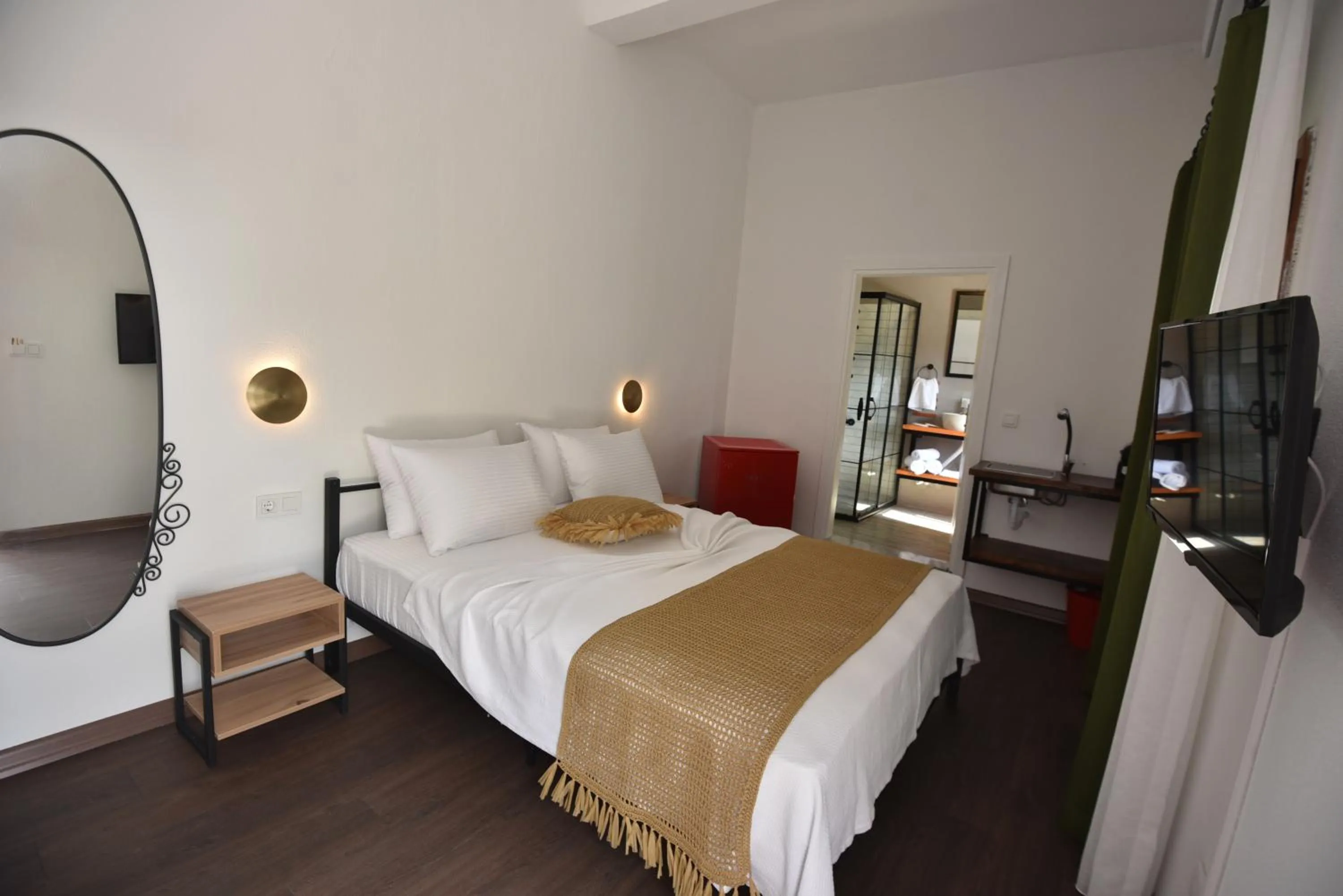 Bed in Benjamin Otel Gumusluk