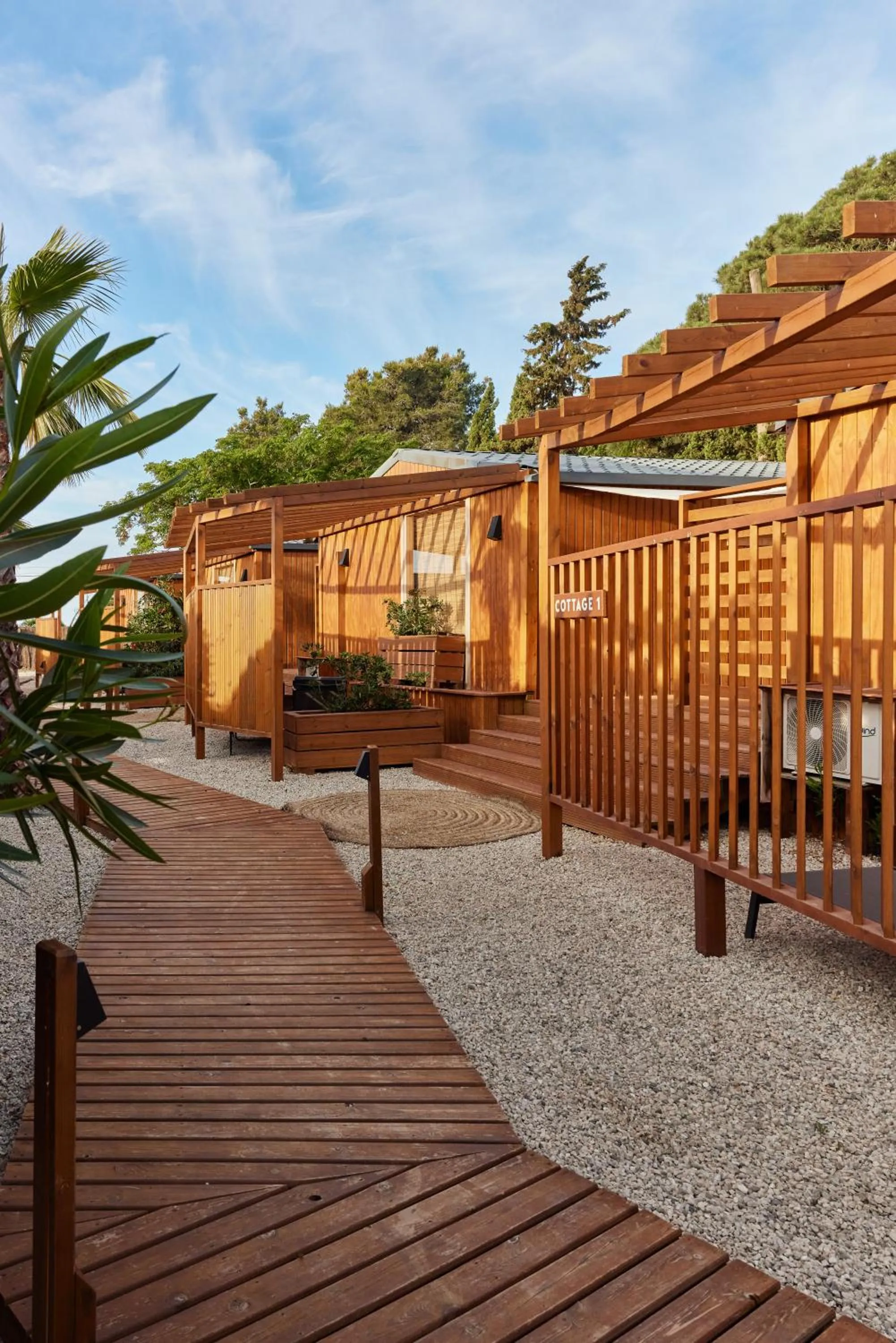 Garden view in TAIGA Conil