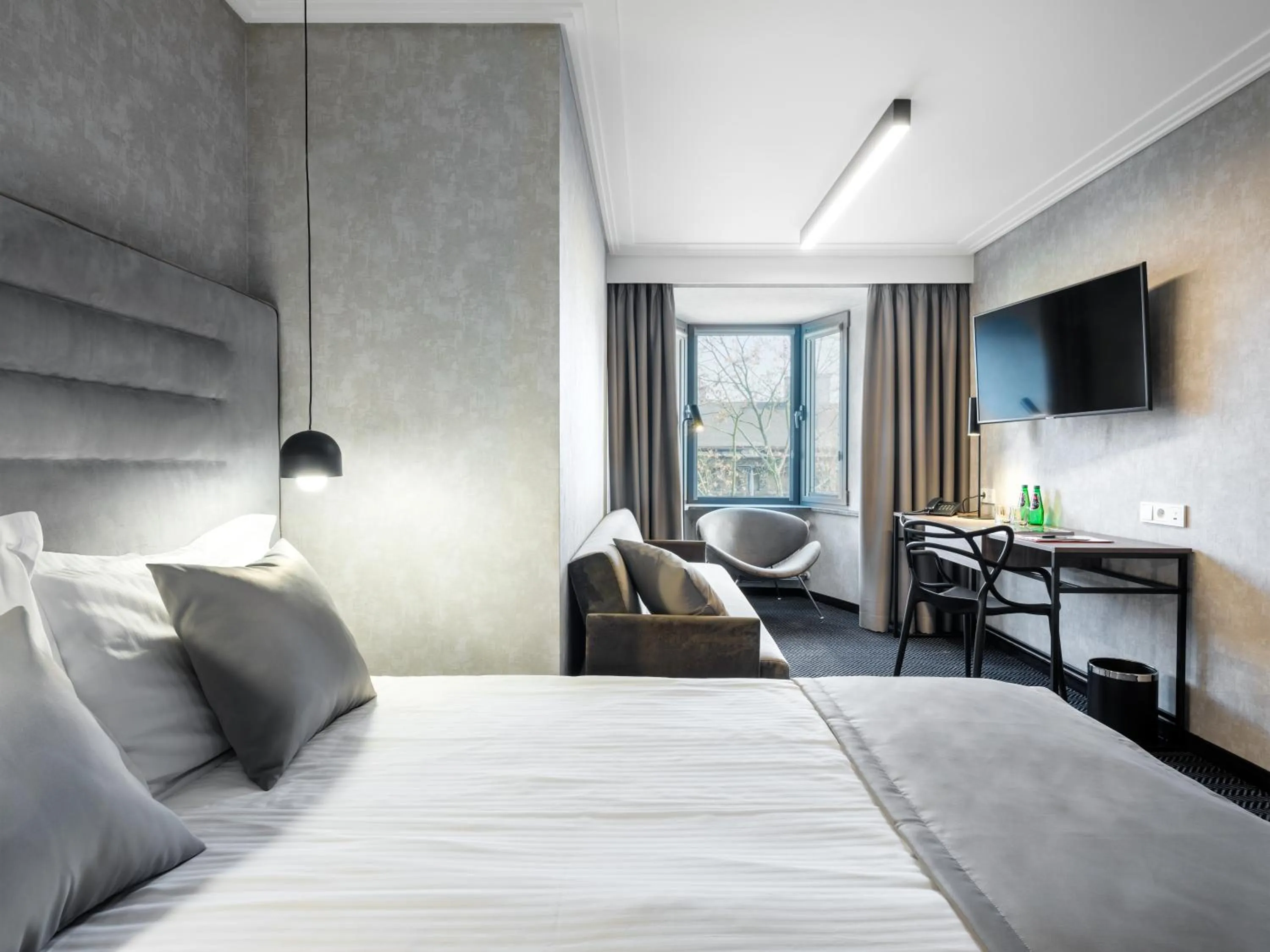 Bed in Hotel Logos Kraków