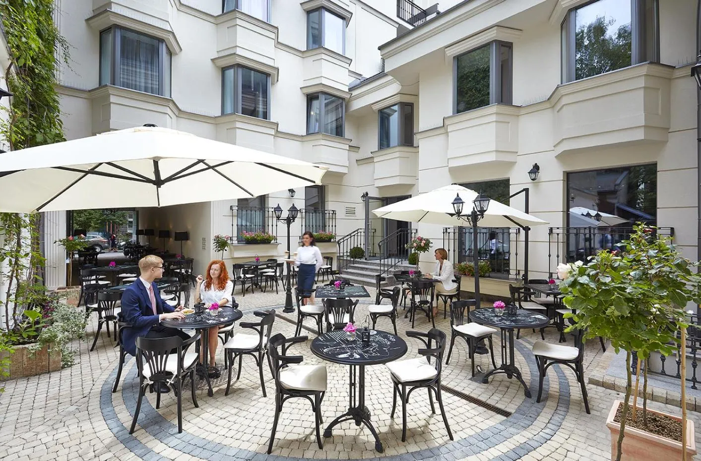 Patio in Hotel Logos Kraków
