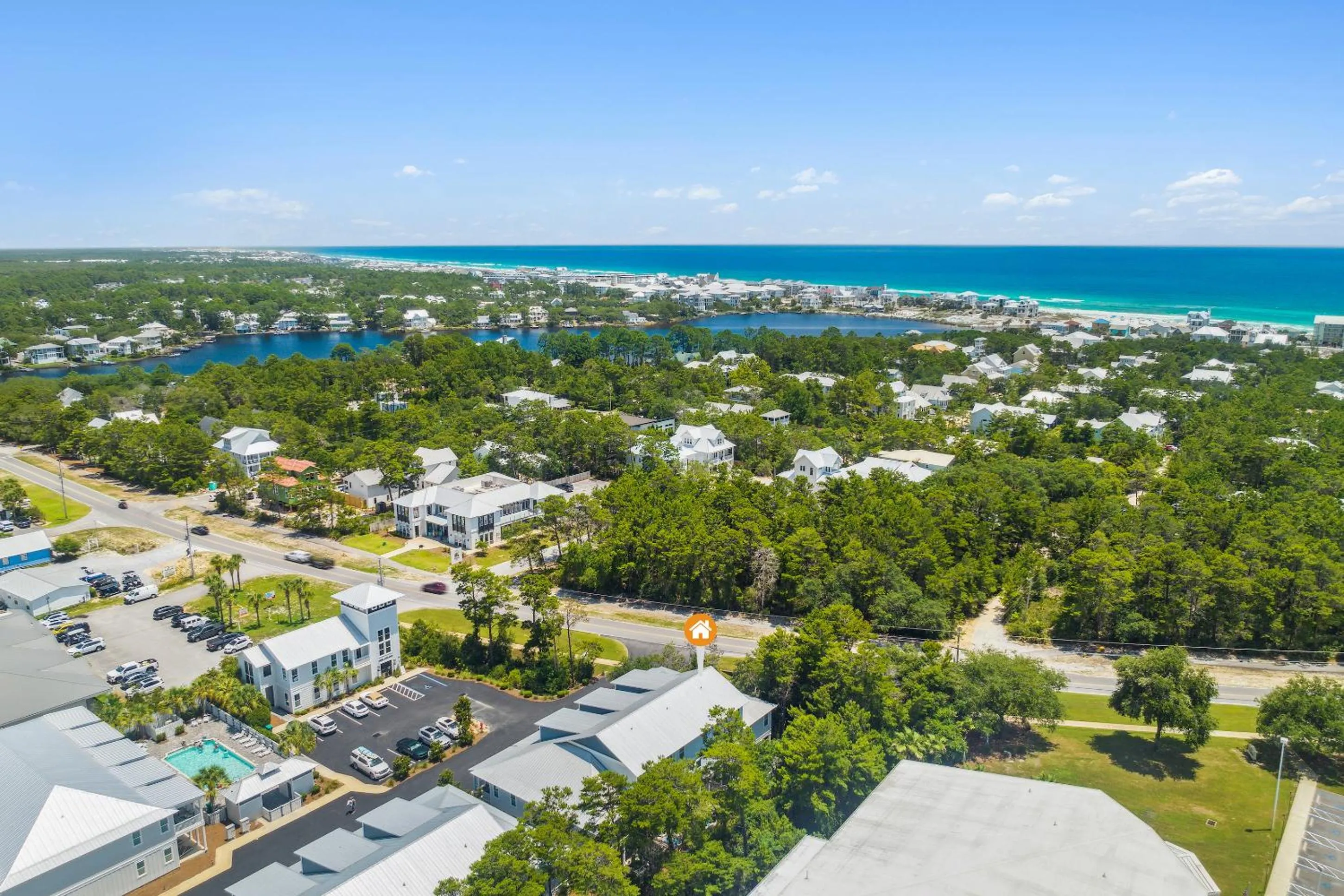 Property building in 30A Townhomes at Seagrove by Panhandle Getaways