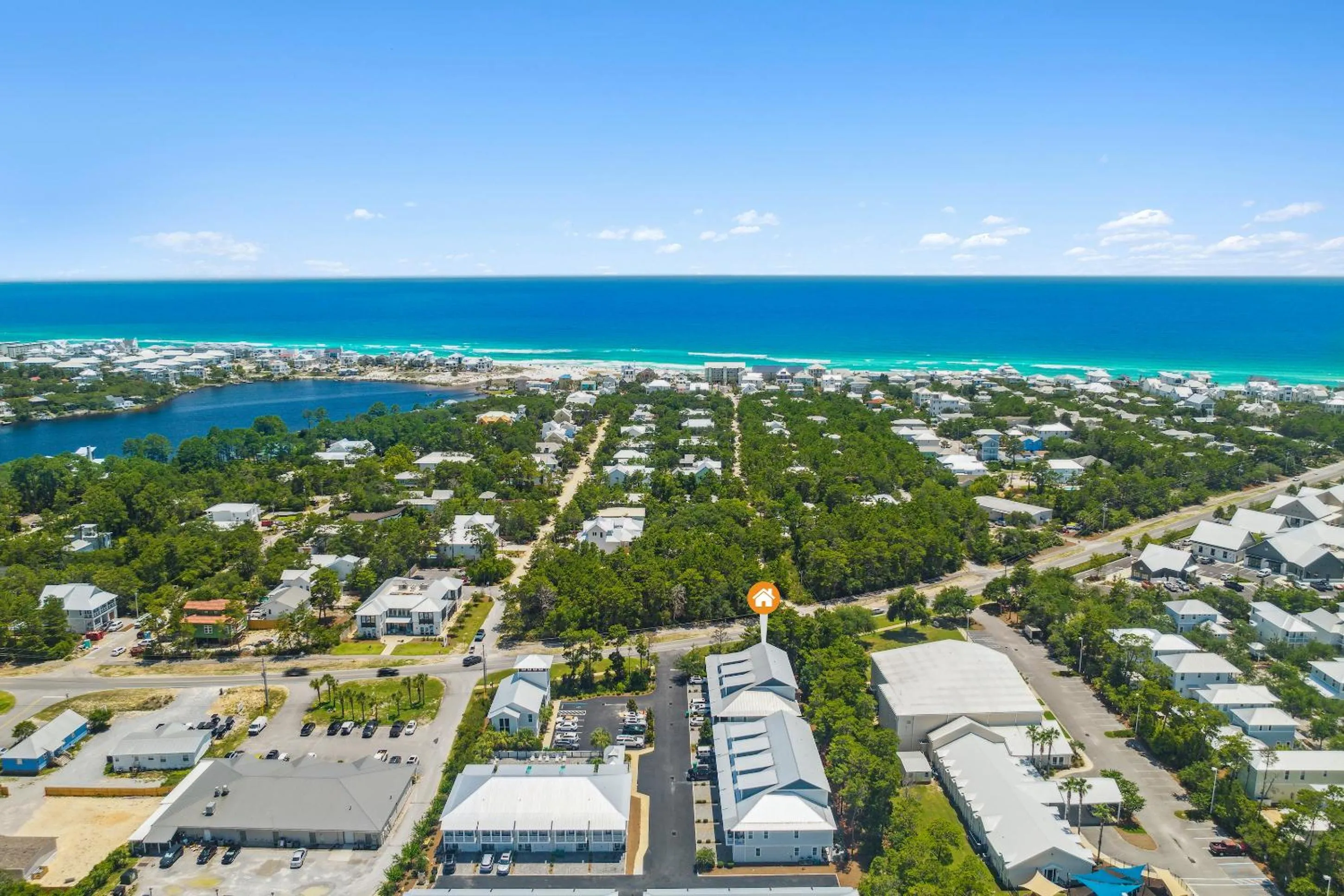 Property building in 30A Townhomes at Seagrove by Panhandle Getaways