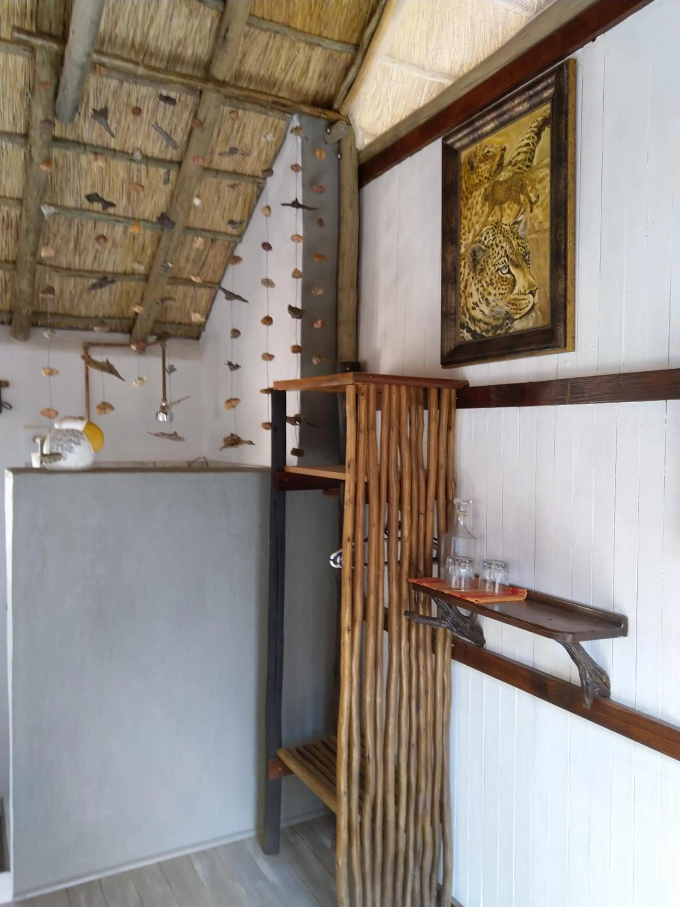 Decorative detail in Off Beat Safaris Bush Lodge