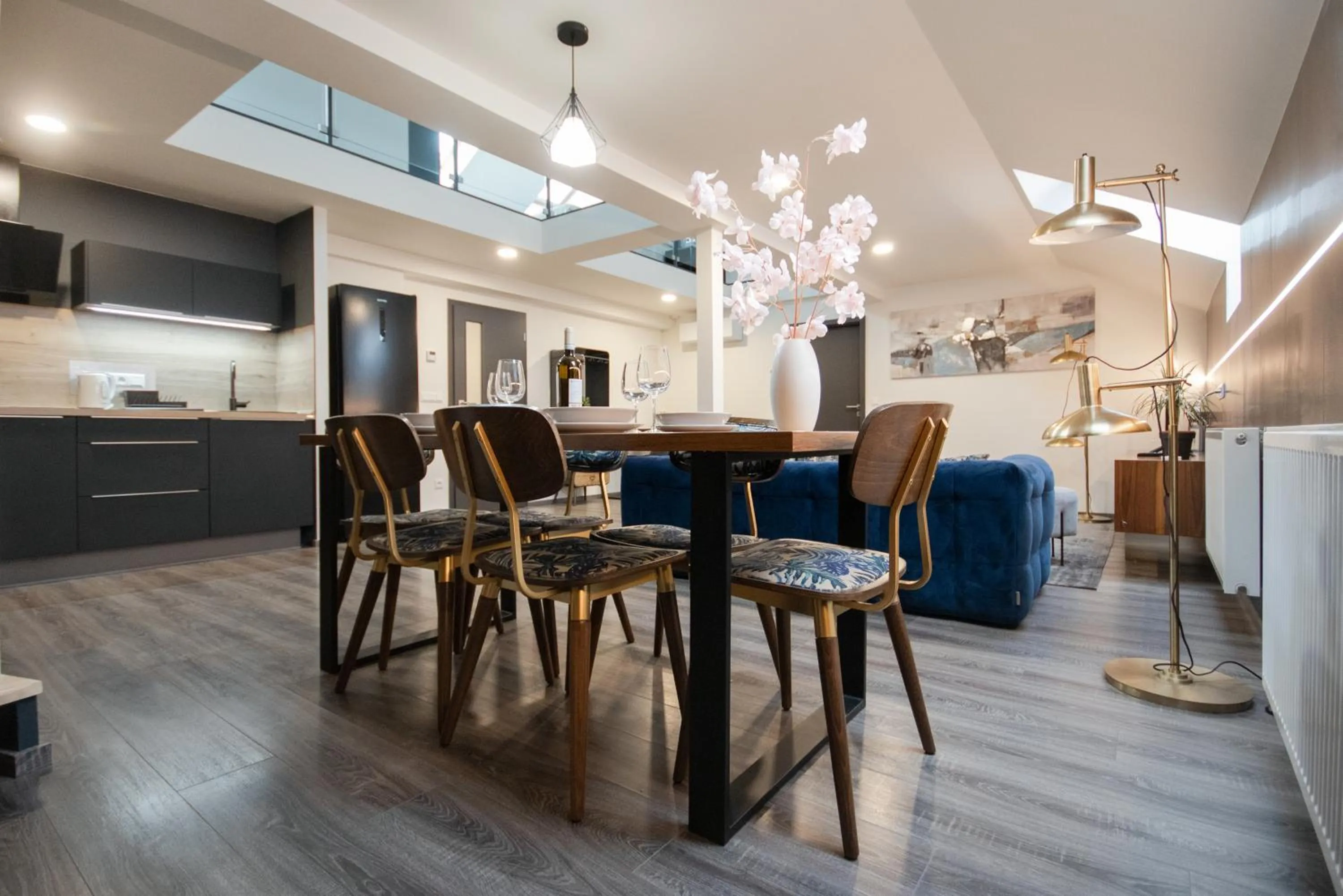 Seating area in CORU House