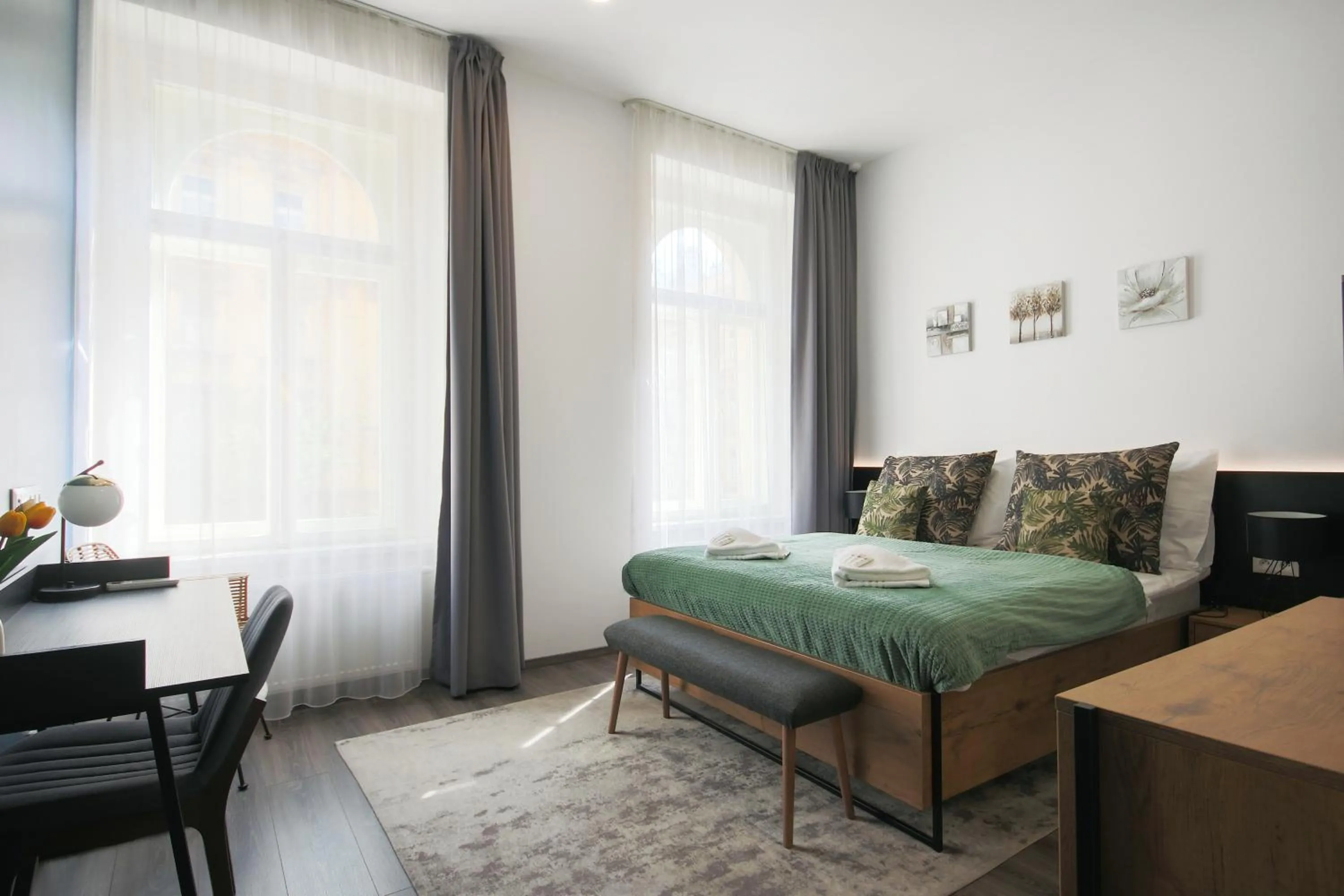 Bedroom, Bed in CORU House